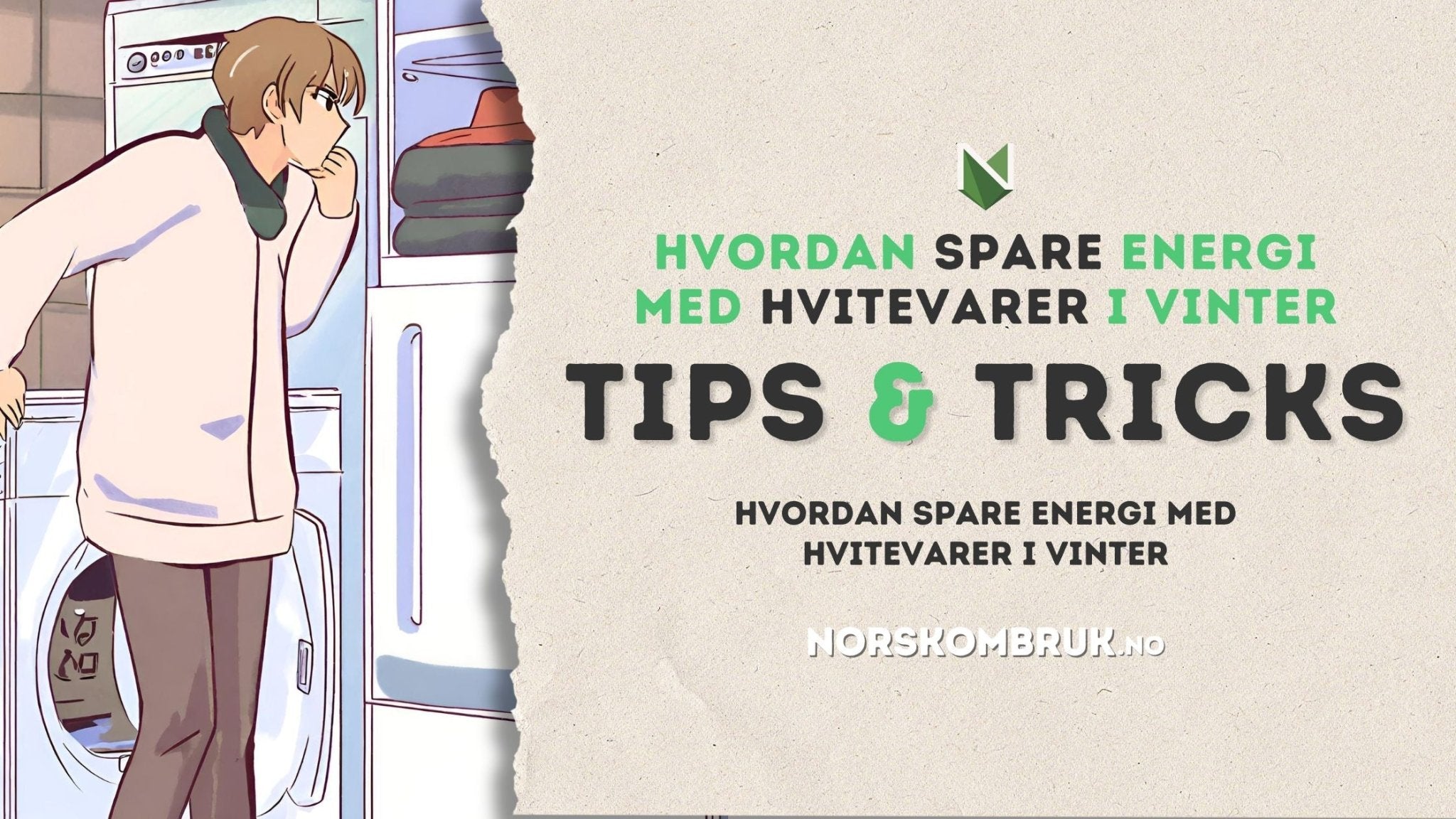 Hvordan spare energi med hvitevarer i vinter - Norskombruk.no