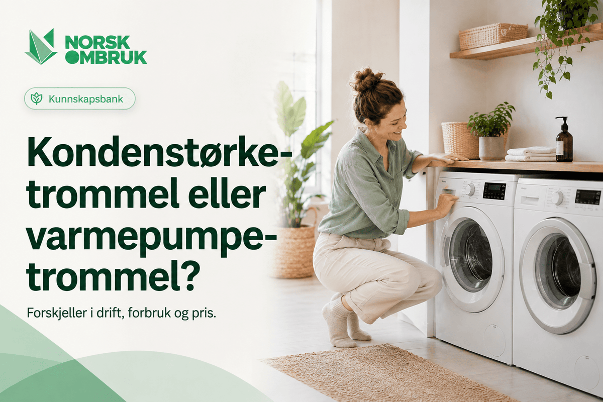 Kondenstørketrommel eller varmepumpetrommel? - Norskombruk.no