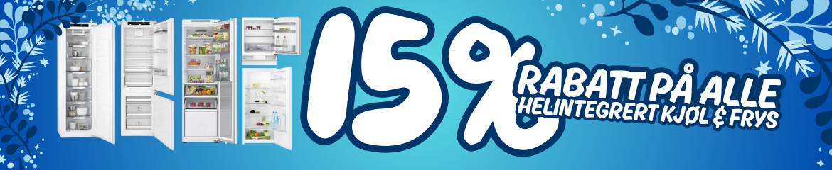 Integrert kjøleskap og fryser - Norskombruk.no