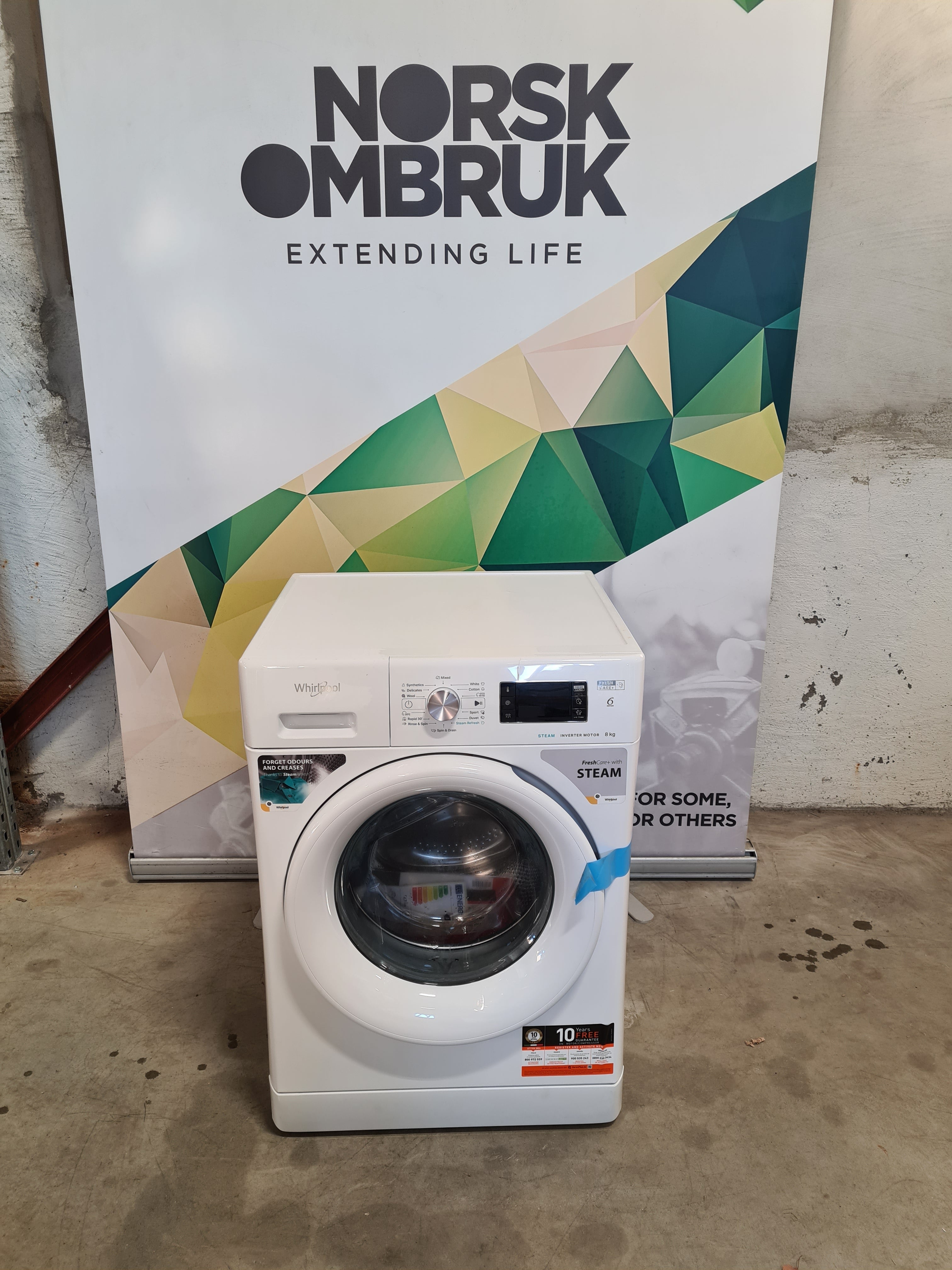 Whirlpool vaskemaskin FFWDB 964369 WV EE