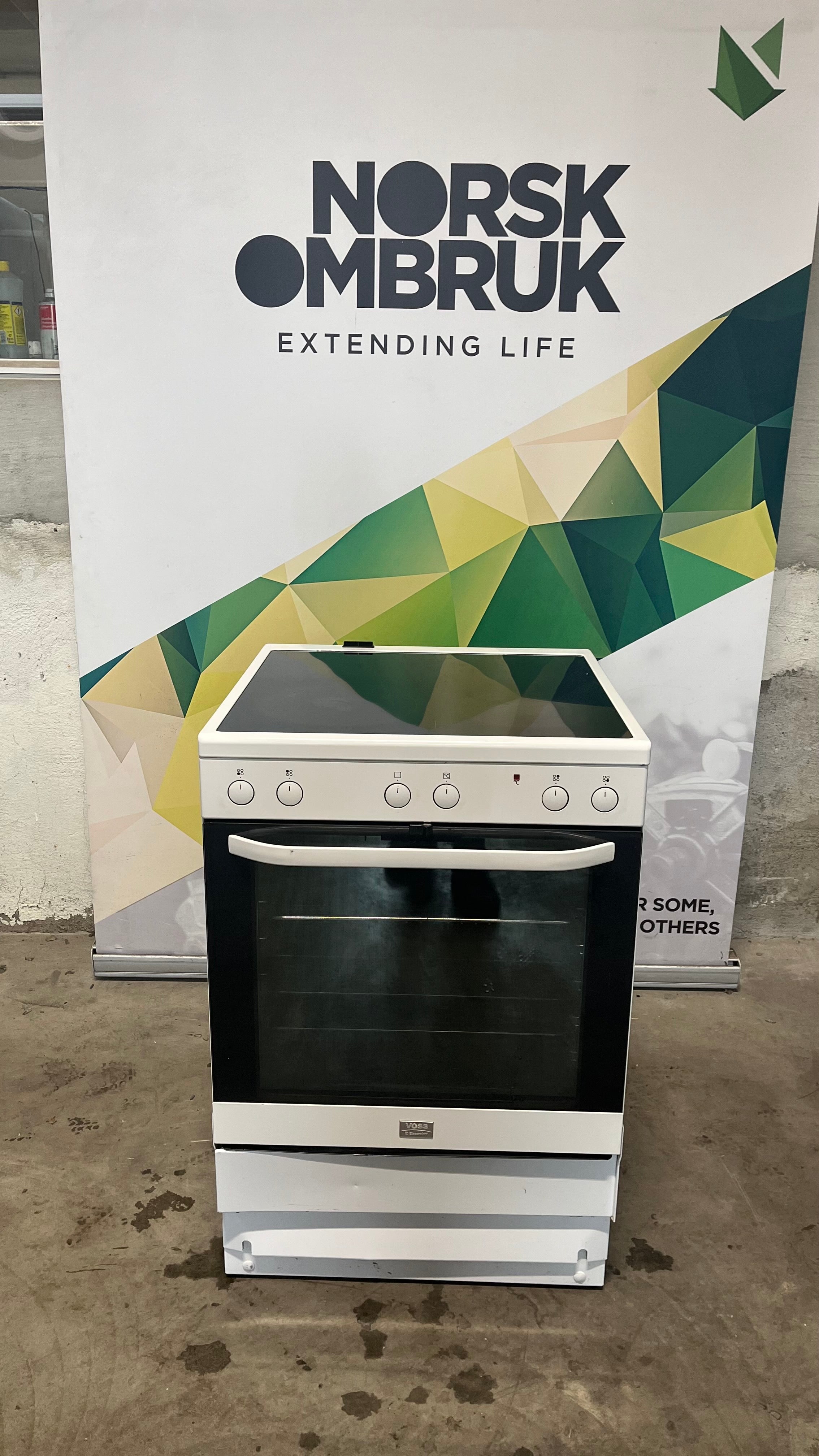 Voss-Electrolux keramisk komfyr ELK13039HV