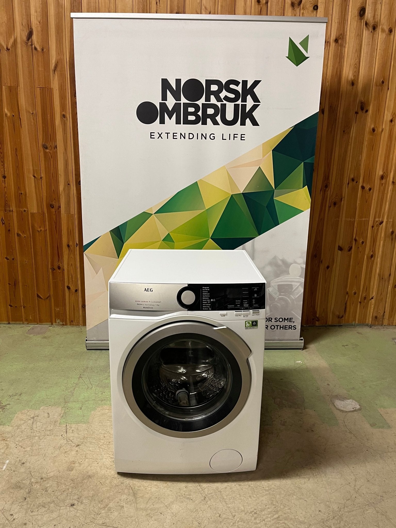 AEG 8000 Series L8FQS968E Vaskemaskin Vaskemaskin - Norskombruk.no
