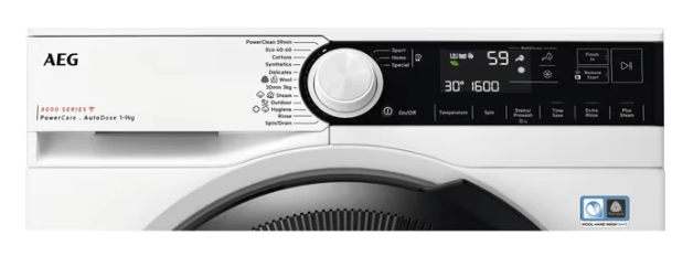 AEG 8000 Series vaskemaskin LR834E96Q Vaskemaskin - Norskombruk.no