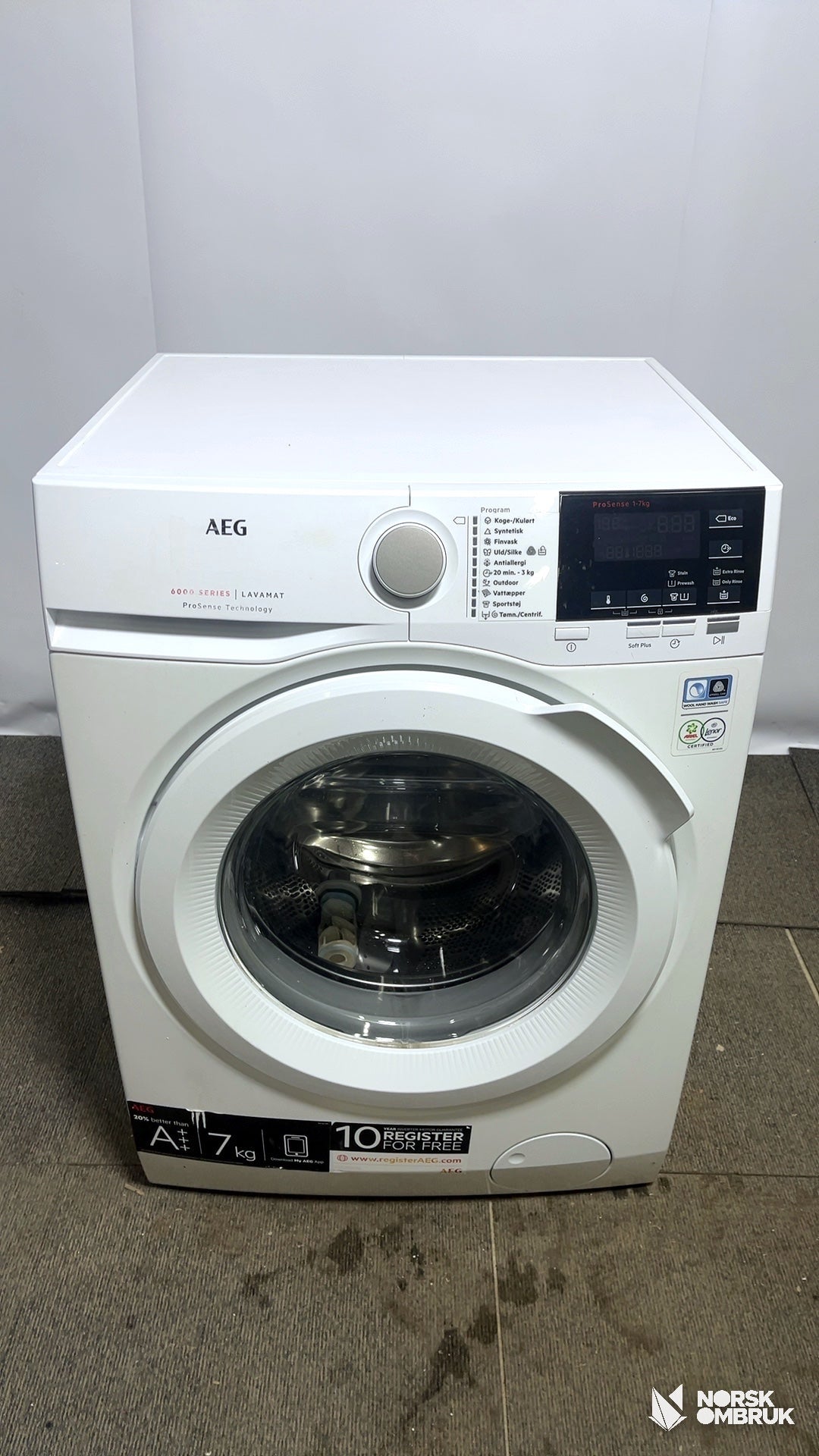 AEG L6FBE740G vaskemaskin Vaskemaskin - Norskombruk.no