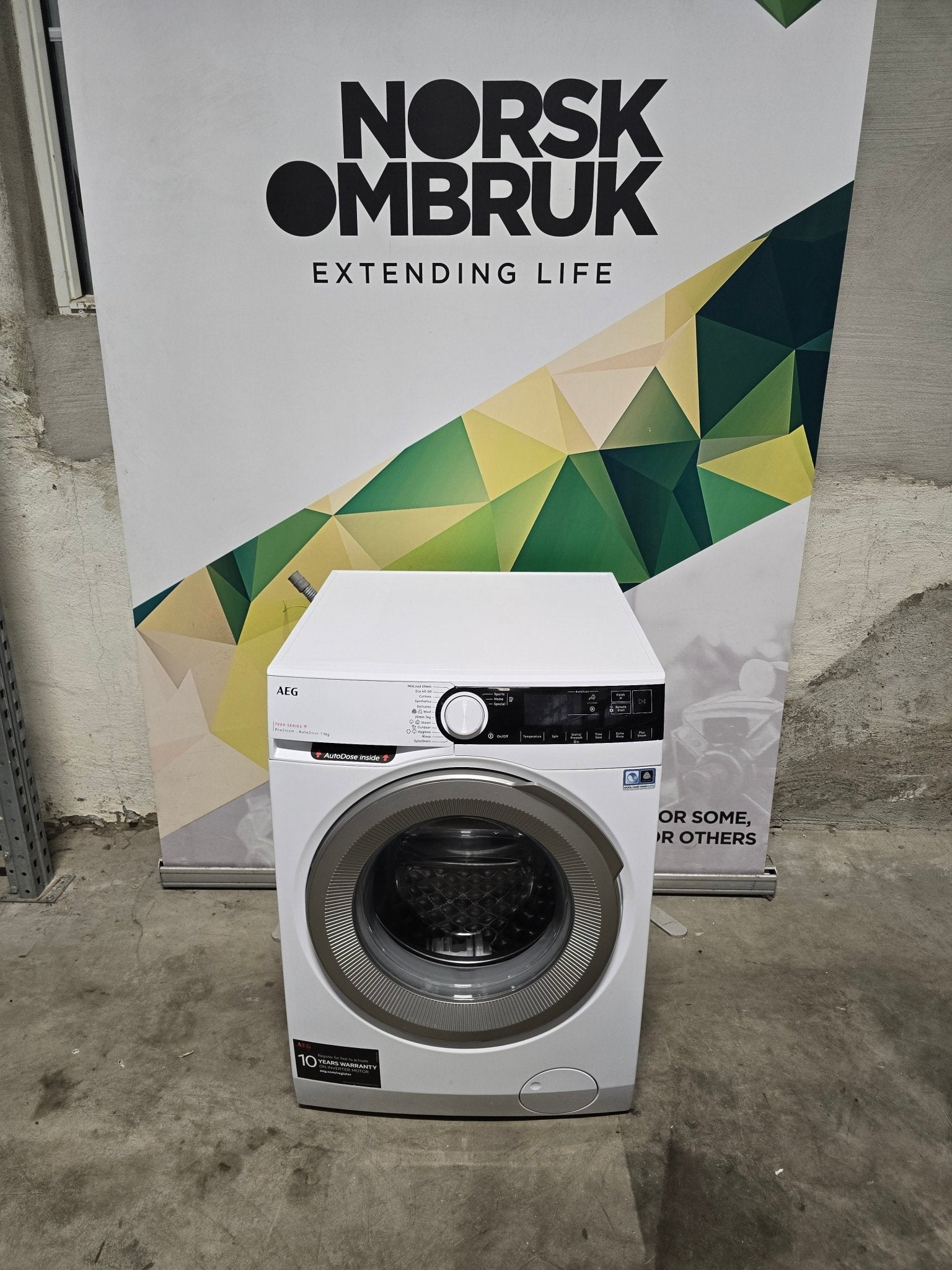 AEG LR733E94Q – Vaskemaskin Vaskemaskin - Norskombruk.no