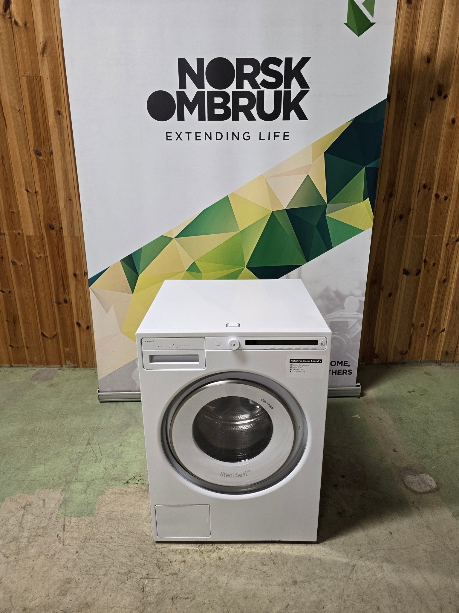Asko Vaskemaskin 8kg W20844W/1 Vaskemaskin - Norskombruk.no