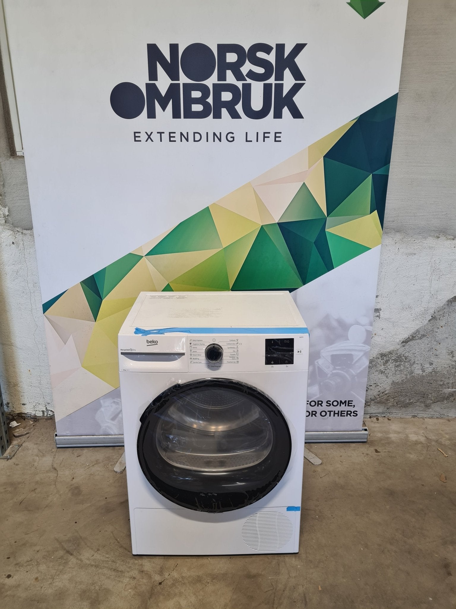 Beko BM3T38230W Varmepumpe Tørketrommel Tørketrommel - Norskombruk.no