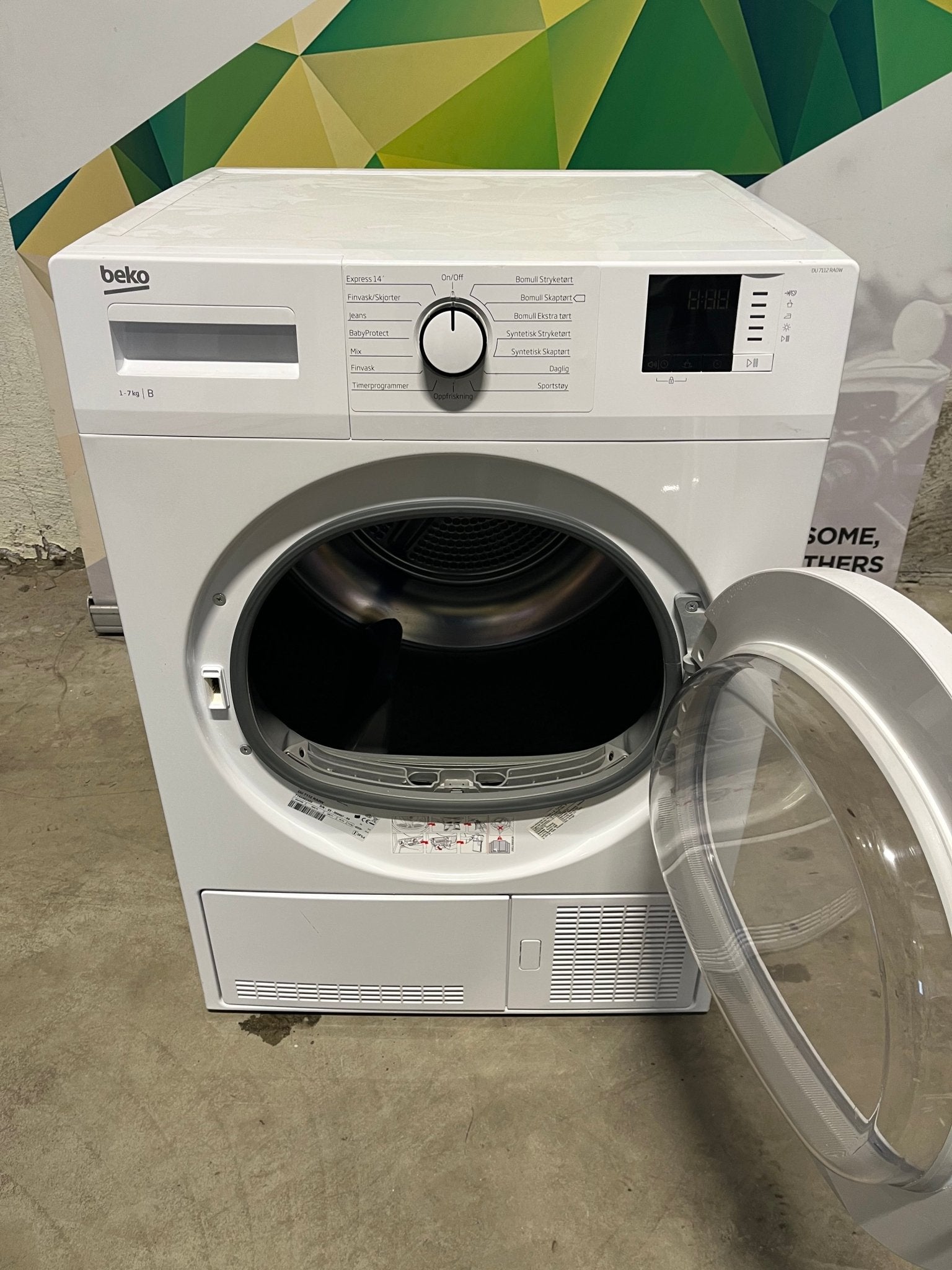 Beko DU 7112 RA0W – kondenstørketrommel Tørketrommel - Norskombruk.no