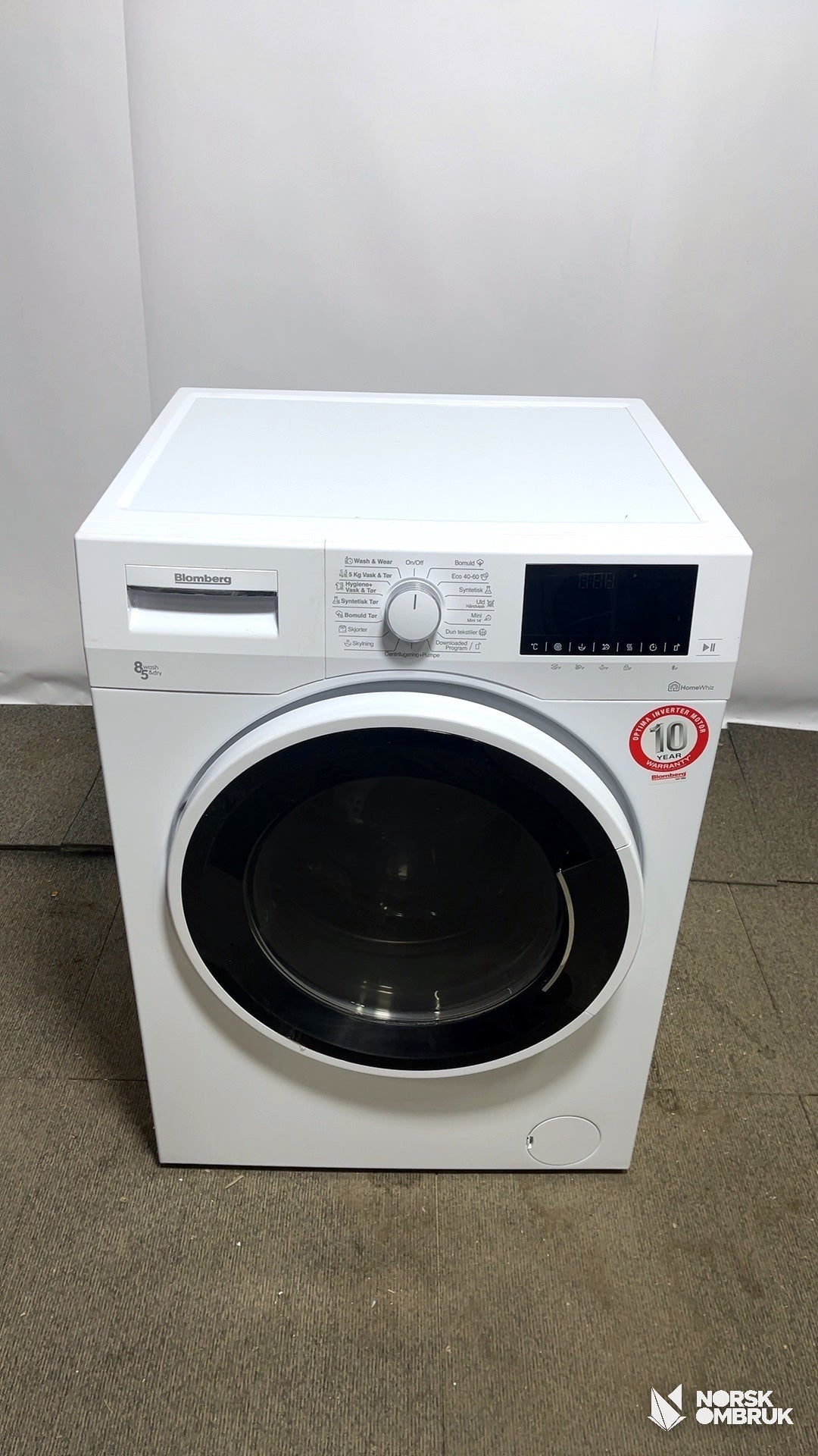 Blomberg BWD384W2 kombinert vask/tørk Vask&tørk - Norskombruk.no