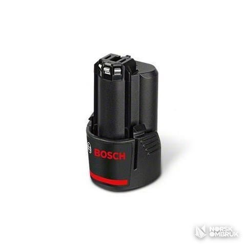 Bosch 10,8 V Li‑Ion batteri GBA 12V 2,0 Ah (JZ17011‑4) brukt ombruksprodukt verktøybatteri - Norskombruk.no