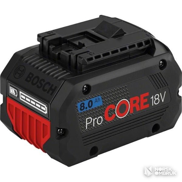 Bosch ProCORE 18V Batteri 8,0 Ah verktøybatteri - Norskombruk.no