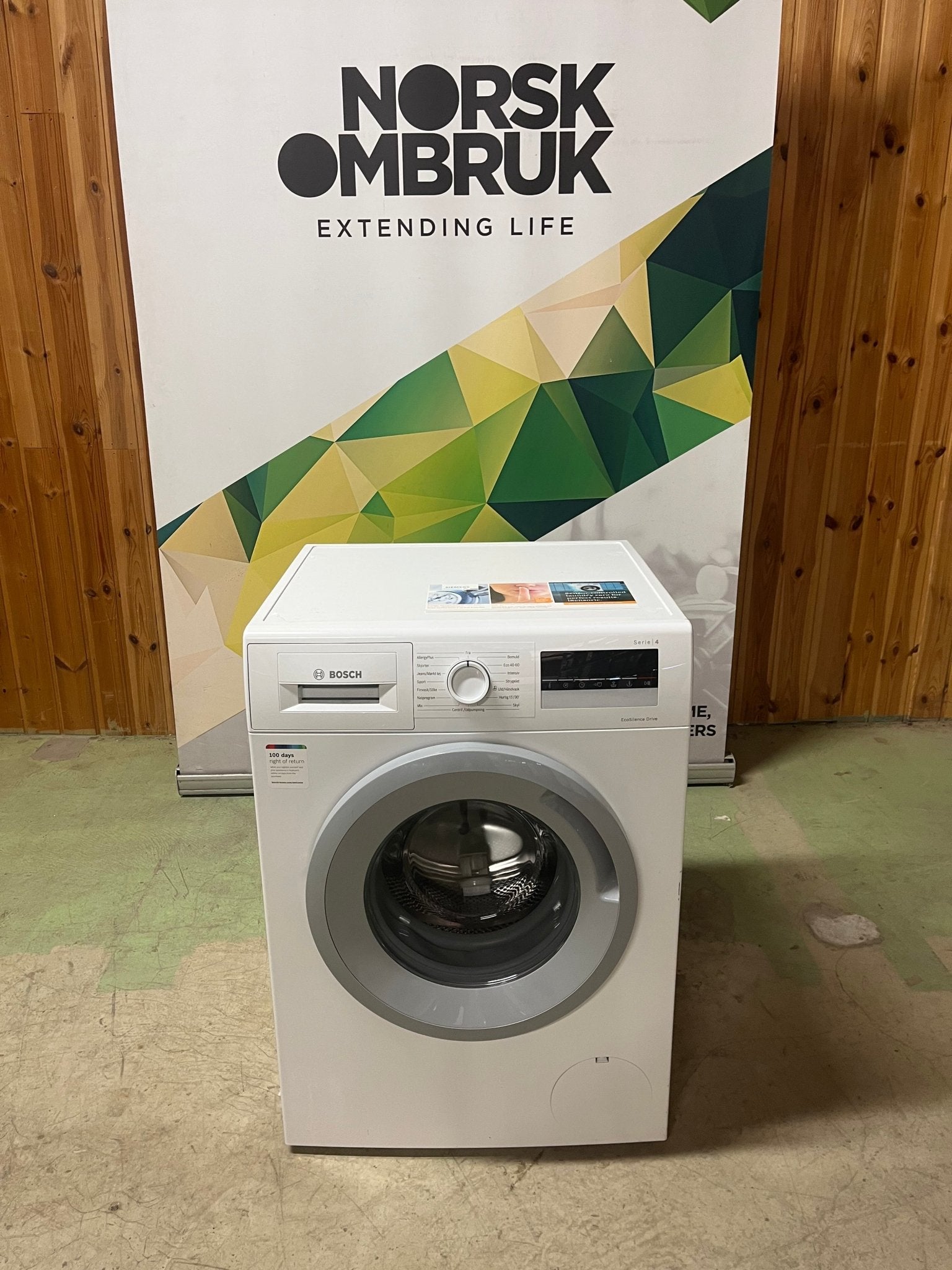 Bosch WAN282I3SN Vaskemaskin Vaskemaskin - Norskombruk.no