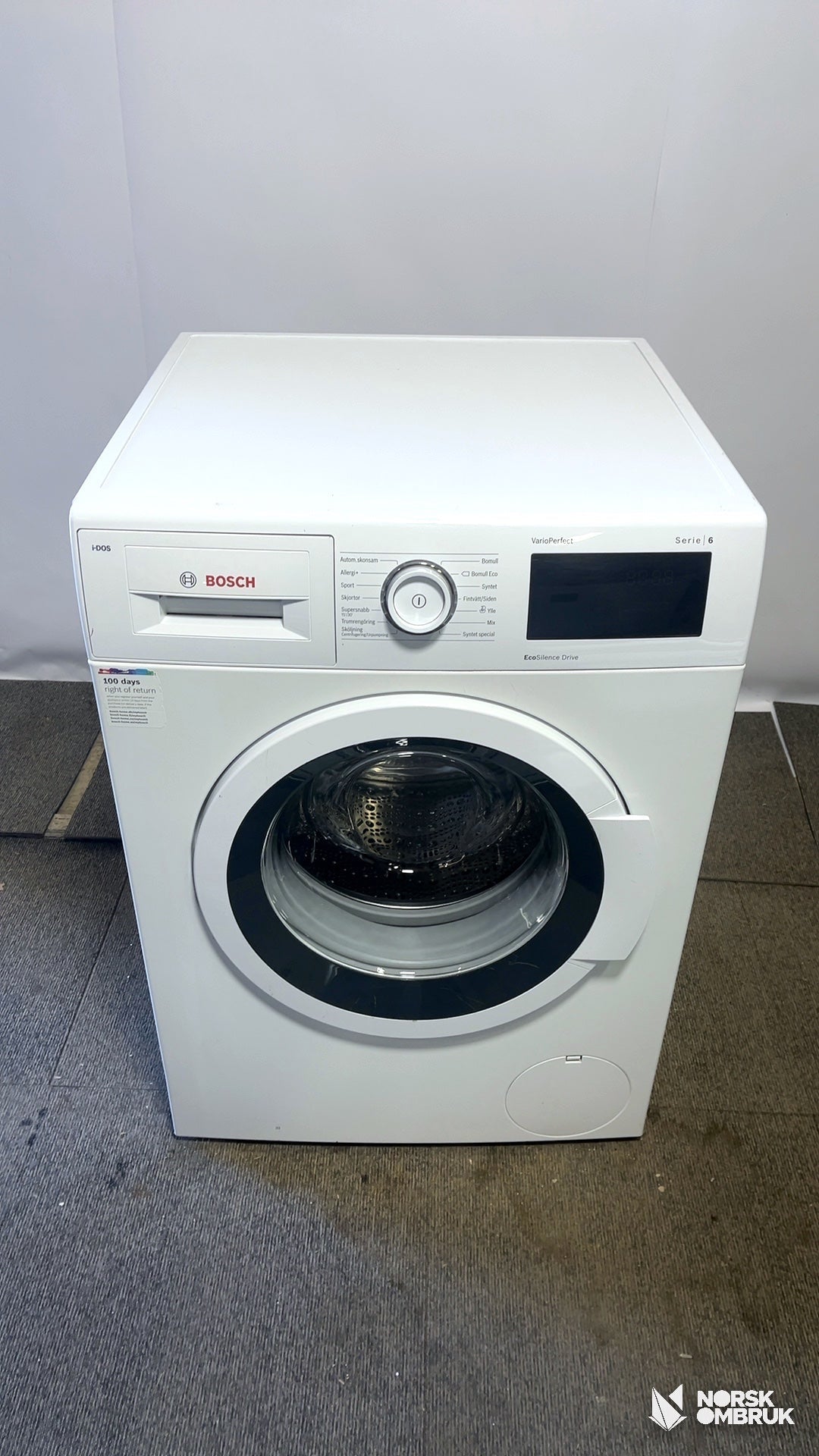 Bosch WAT286T7SN vaskemaskin Vaskemaskin - Norskombruk.no