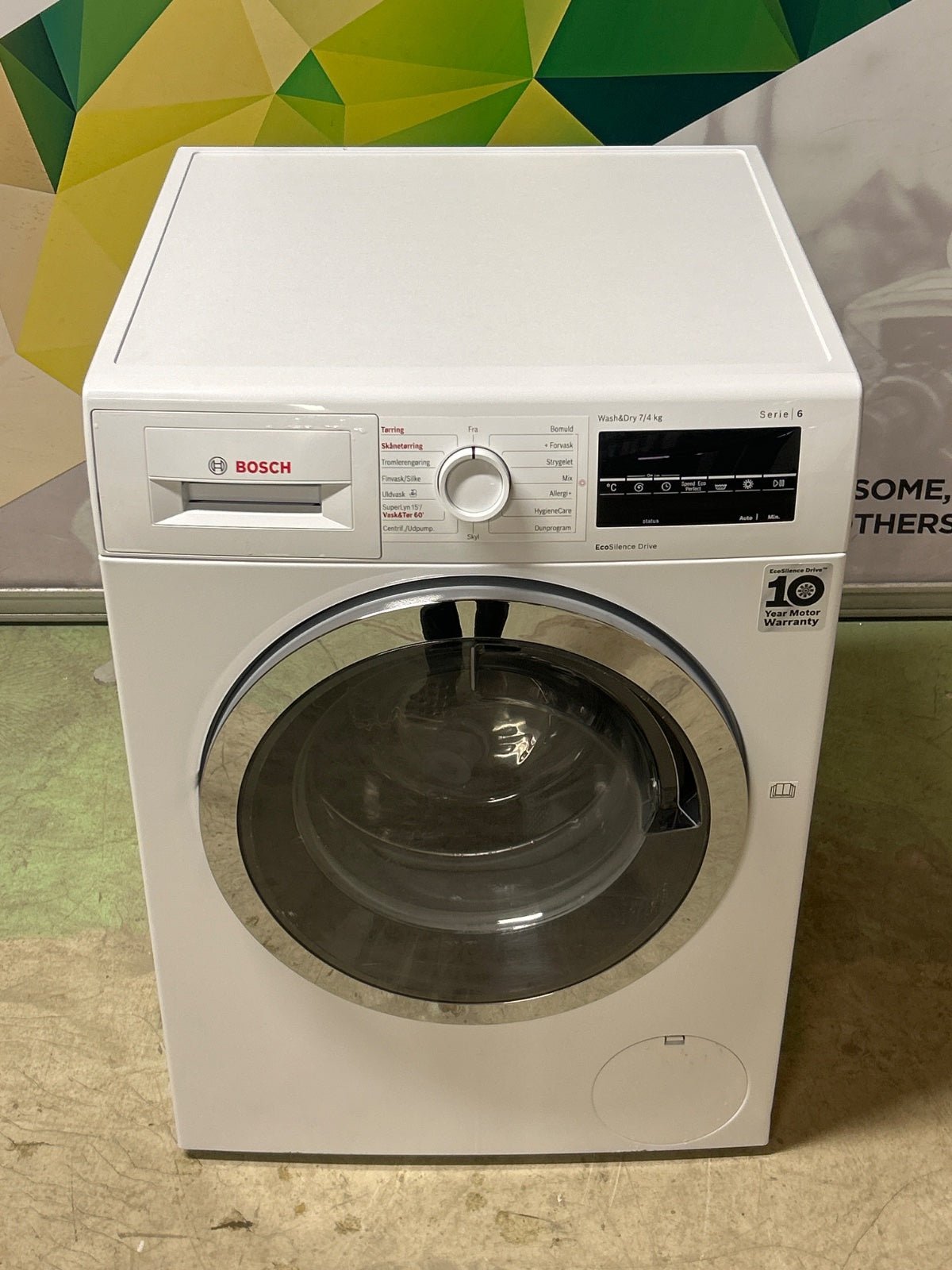 Bosch WVG30443SN kombimaskin (vask/tørk) Kombinert vaskemaskin og tørketrommel - Norskombruk.no