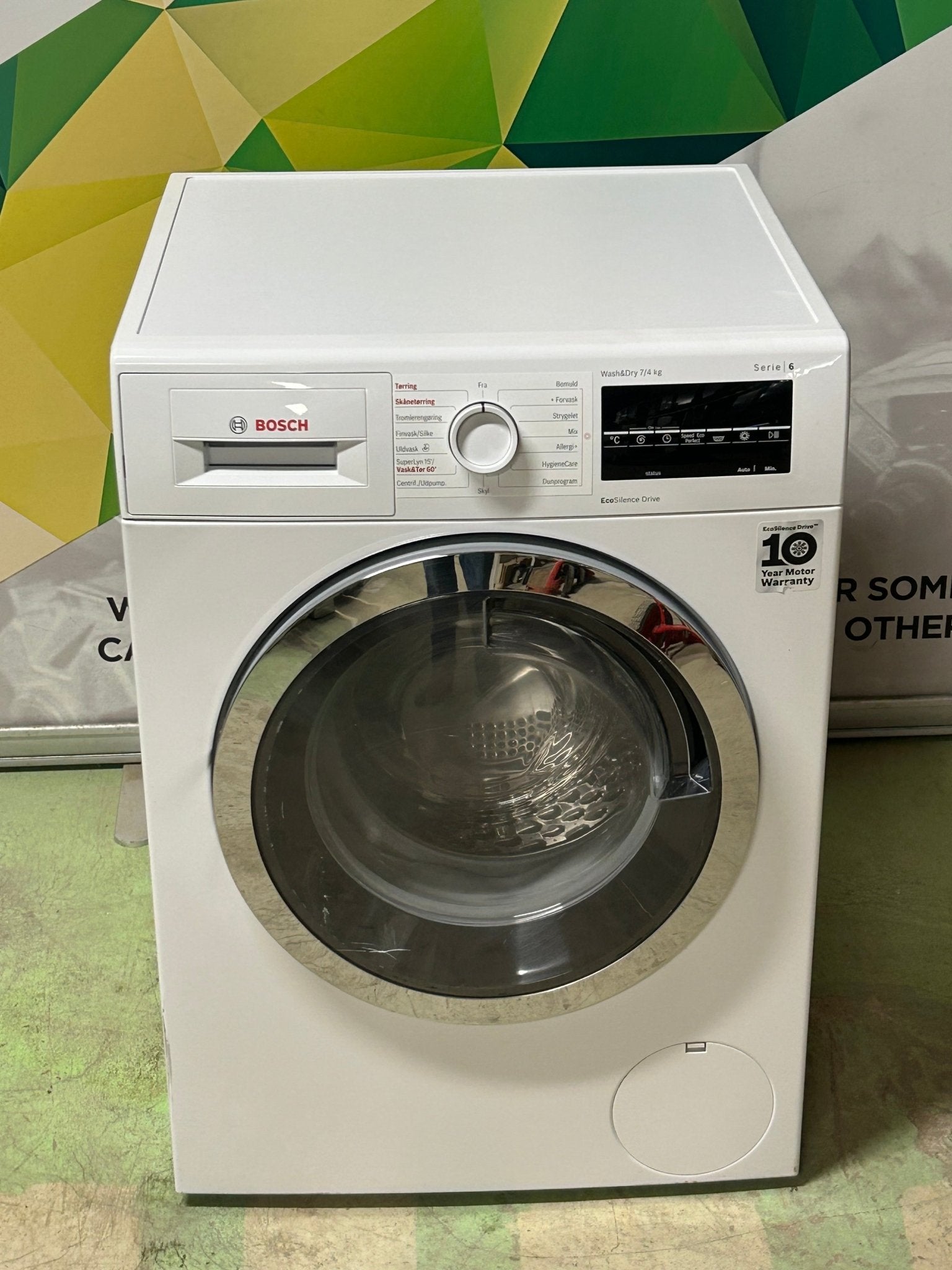 Bosch WVG30443SN vaskemaskin med tørketrommel Vask&tørk - Norskombruk.no