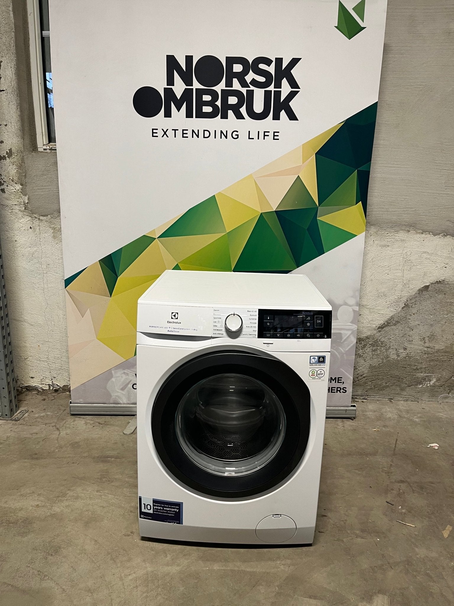 Electrolux EW6F6648Q5 – Frontmatet vaskemaskin Vaskemaskin - Norskombruk.no