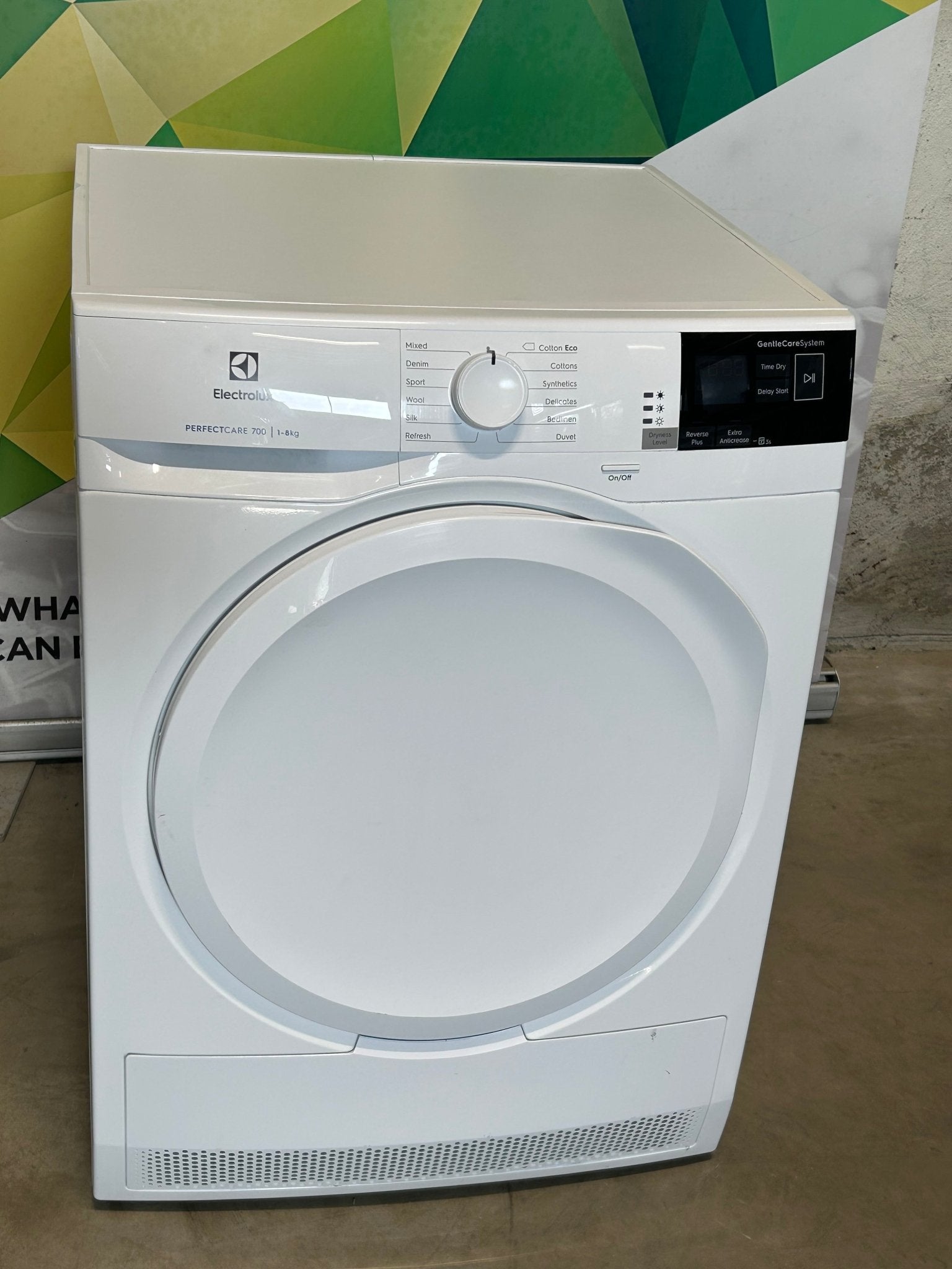 Electrolux PerfectCare 700 tørketrommel EW7H528S3 Varmepumpetørketrommel - Norskombruk.no