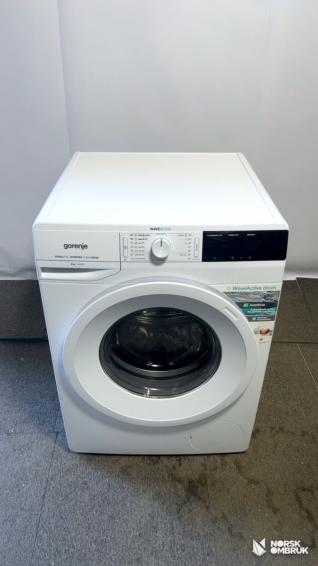 Gorenje WEI943 vaskemaskin Vaskemaskin - Norskombruk.no