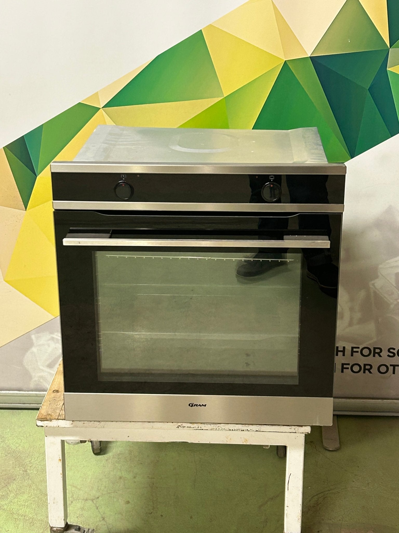 Gram IO 14610 - 90 X innbyggingsovn i rustfritt stål Integrert Stekeovn - Norskombruk.no