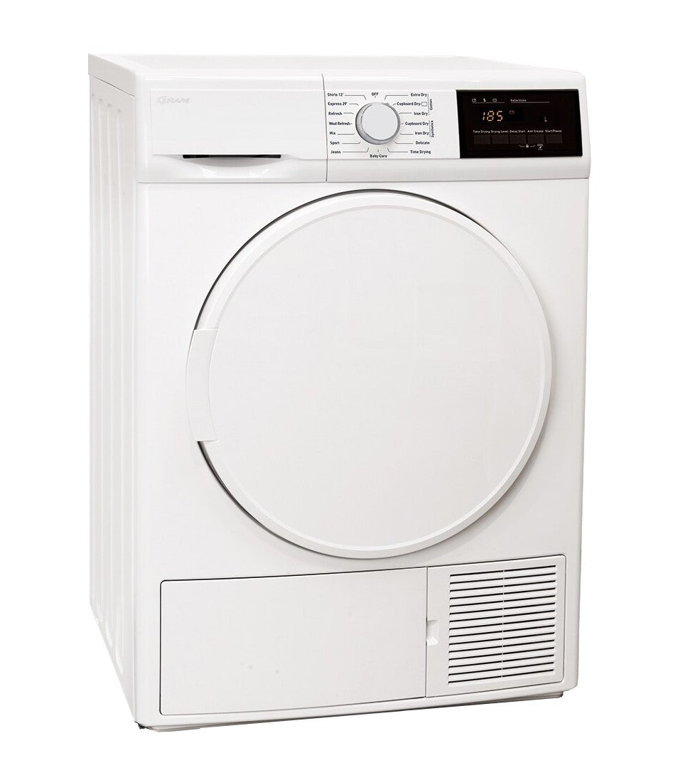 Gram varmepumpe - tørketrommel DD5853050 Varmepumpetørketrommel - Norskombruk.no