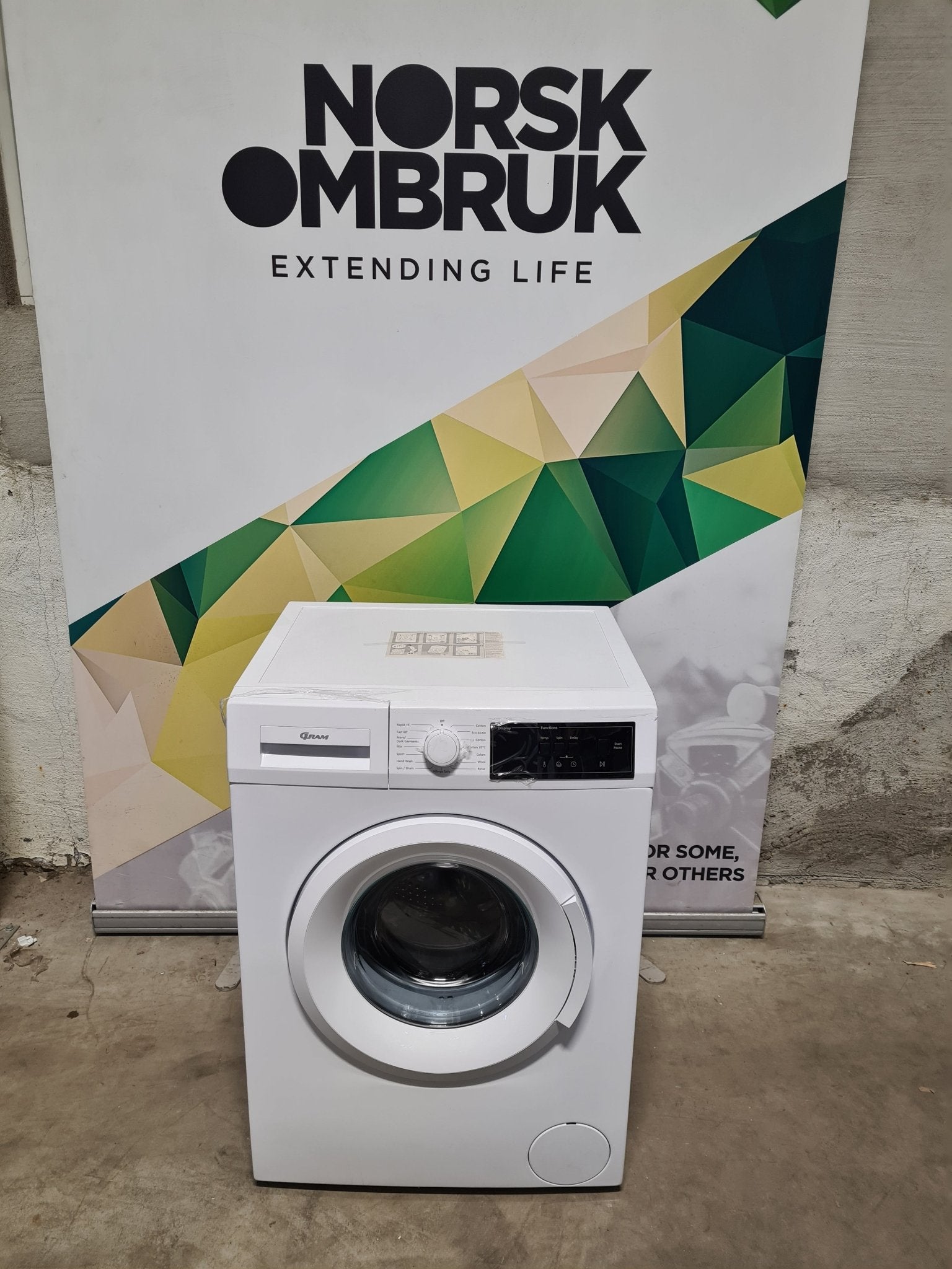 Gram vaskemaskin WDE70714 - 90/1 Vaskemaskin - Norskombruk.no