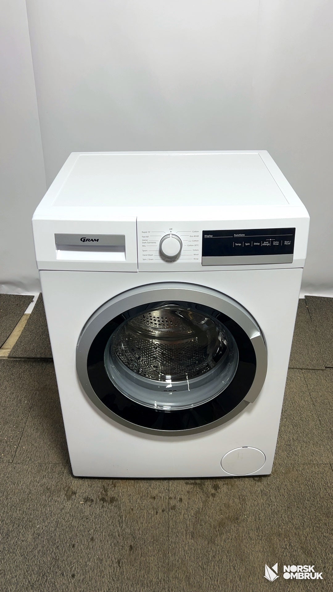 Gram WDE 71814‑90/1 vaskemaskin Vaskemaskin - Norskombruk.no
