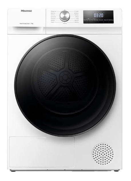 Hisense tørketrommel DHQA902U Varmepumpetørketrommel - Norskombruk.no