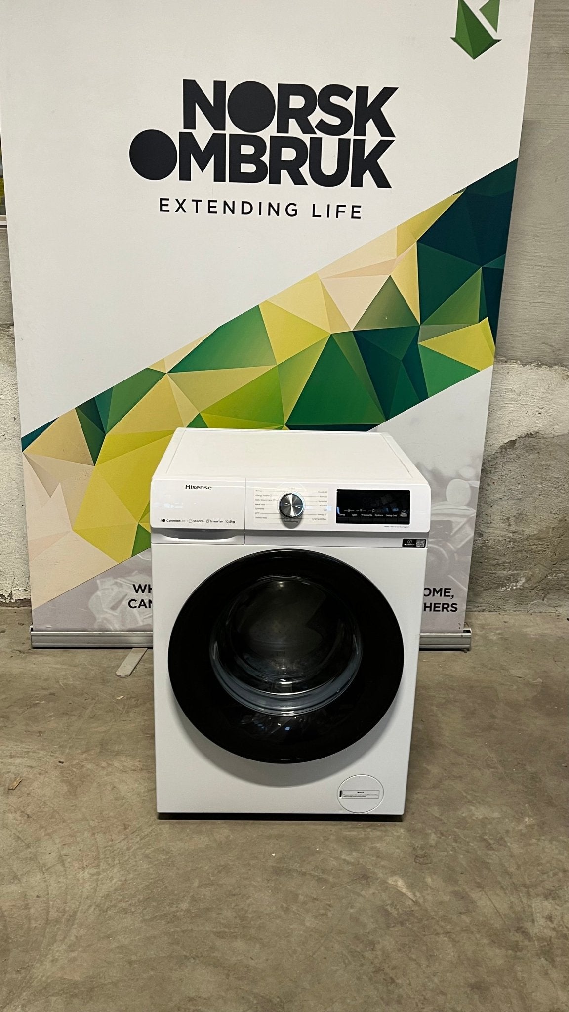 Hisense WF3Q1043BW - vaskemaskin Vaskemaskin - Norskombruk.no