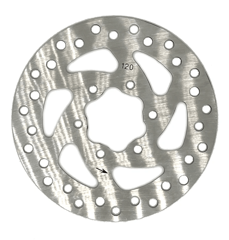 Komplett bakhjul med 120 mm bremseskive til E-Wheels E2S V2 / V2 Pro Standard Bakhjul til elsparkesykkel - Norskombruk.no