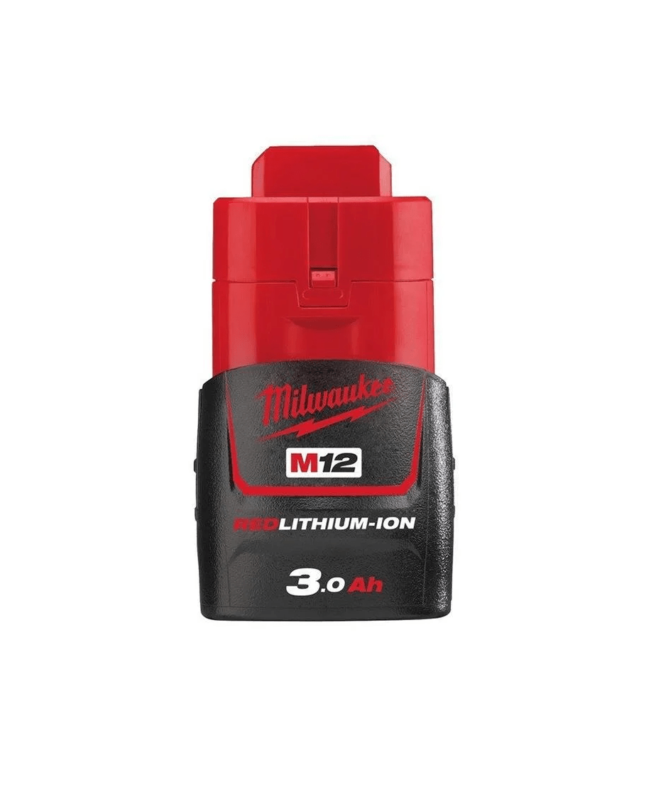 Milwaukee M12 B3 12V 3,0Ah REDLITHIUM Li - ion batteri Batteri - Norskombruk.no