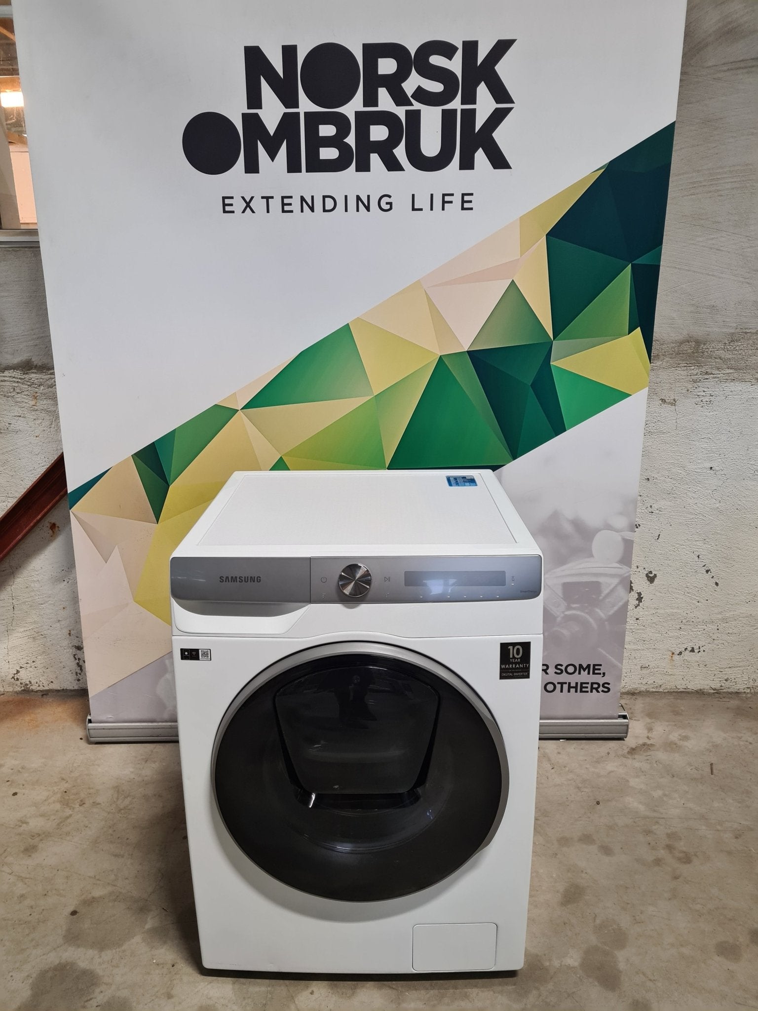 Samsung vaskemaskin WW90T986ASH - N21081 Vaskemaskin - Norskombruk.no