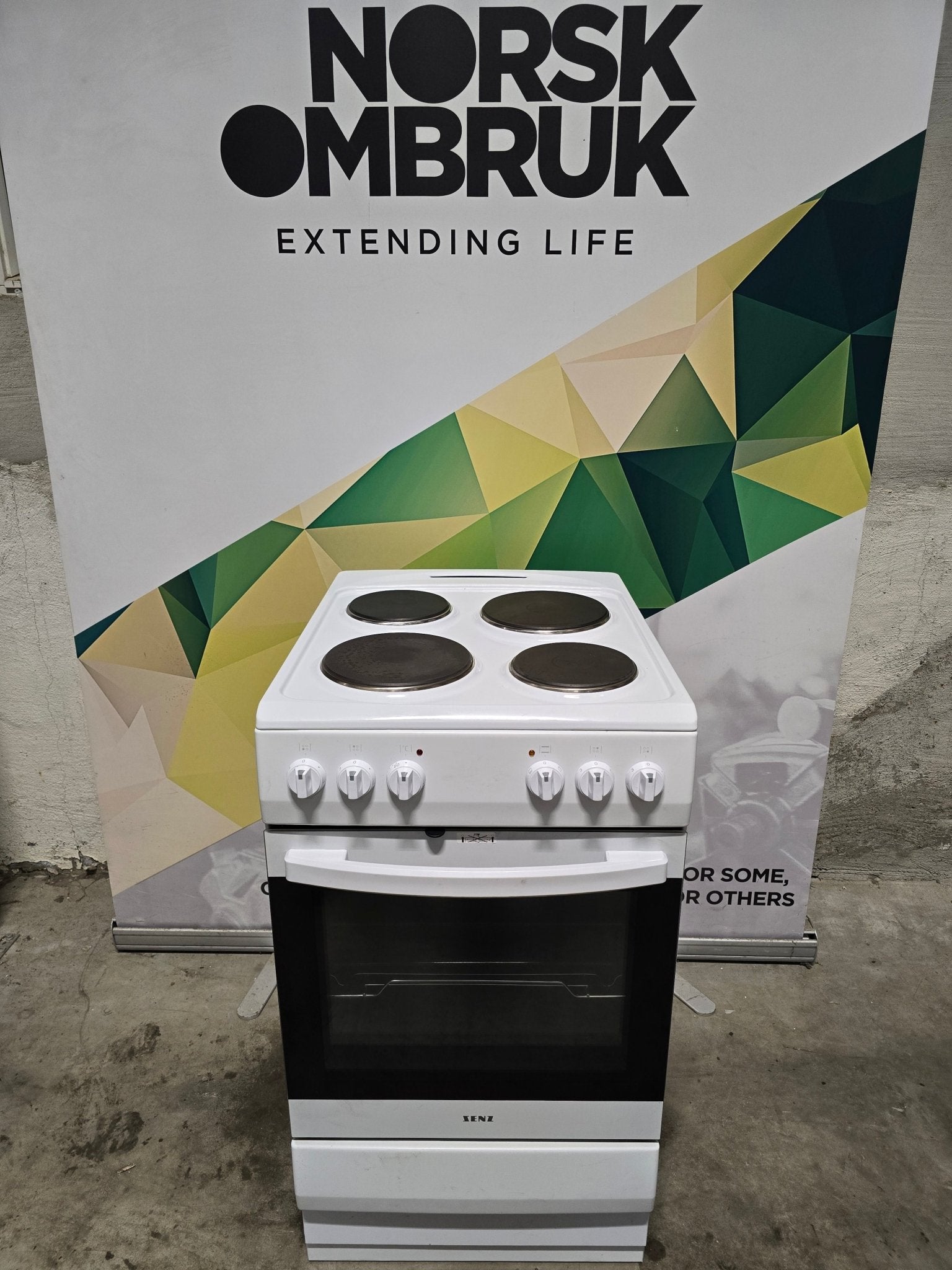 Senz SCIS50W19 – Kompakt komfyr (50cm) Platekomfyr - Norskombruk.no