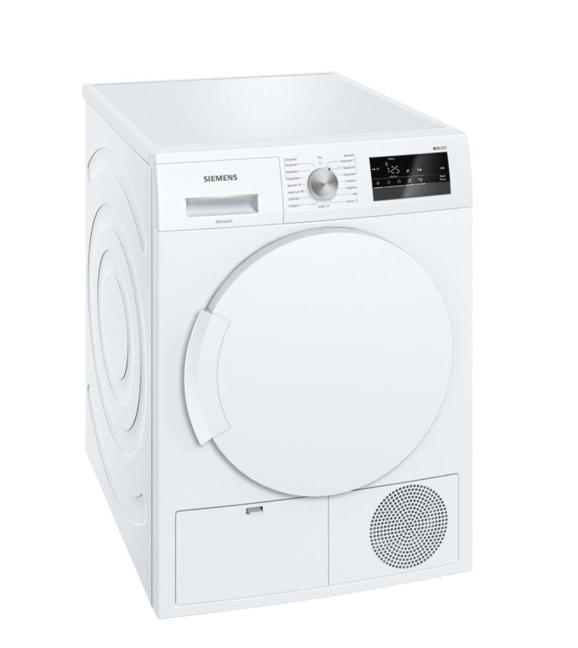 Siemens iq300 tørketrommel WT43N2L7DN Tørketrommel - Norskombruk.no