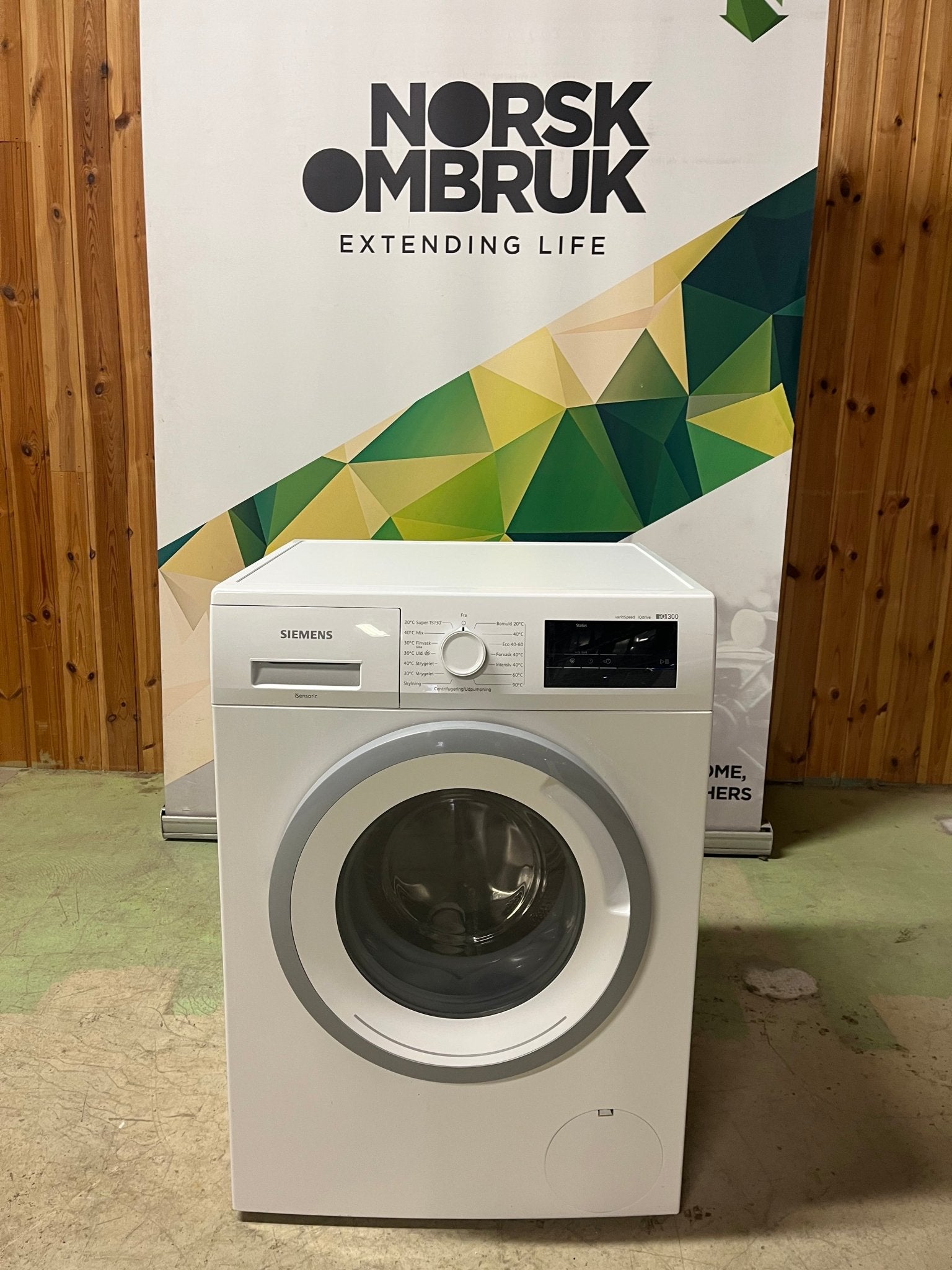 Siemens iQ300 vaskemaskin WM12N0L2DN Vaskemaskin - Norskombruk.no