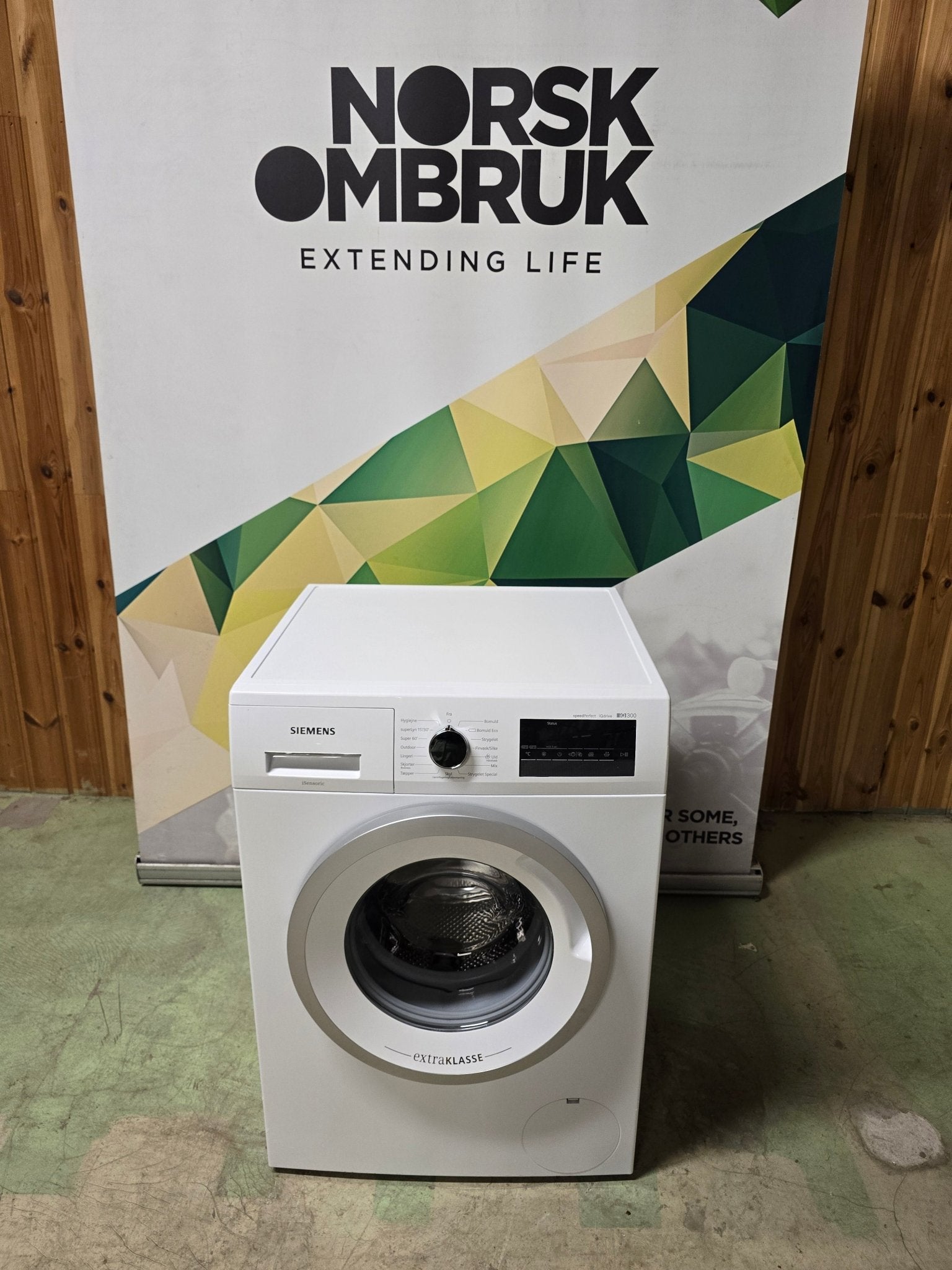 Siemens iQ300 vaskemaskin WM12N2C7DN Vaskemaskin - Norskombruk.no