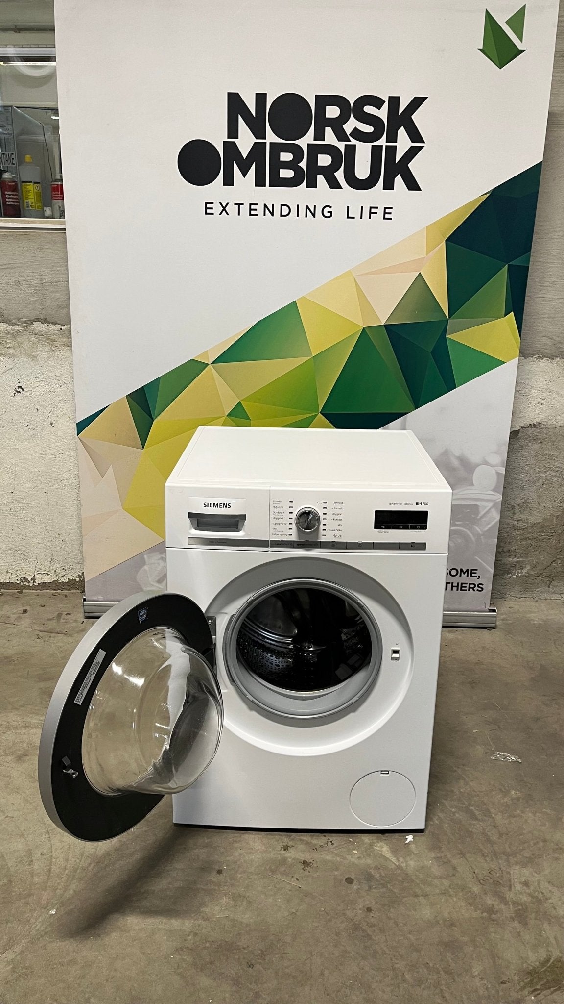 Siemens IQ700 iSensoric vaskemaskin WM16W468DN Vaskemaskin - Norskombruk.no