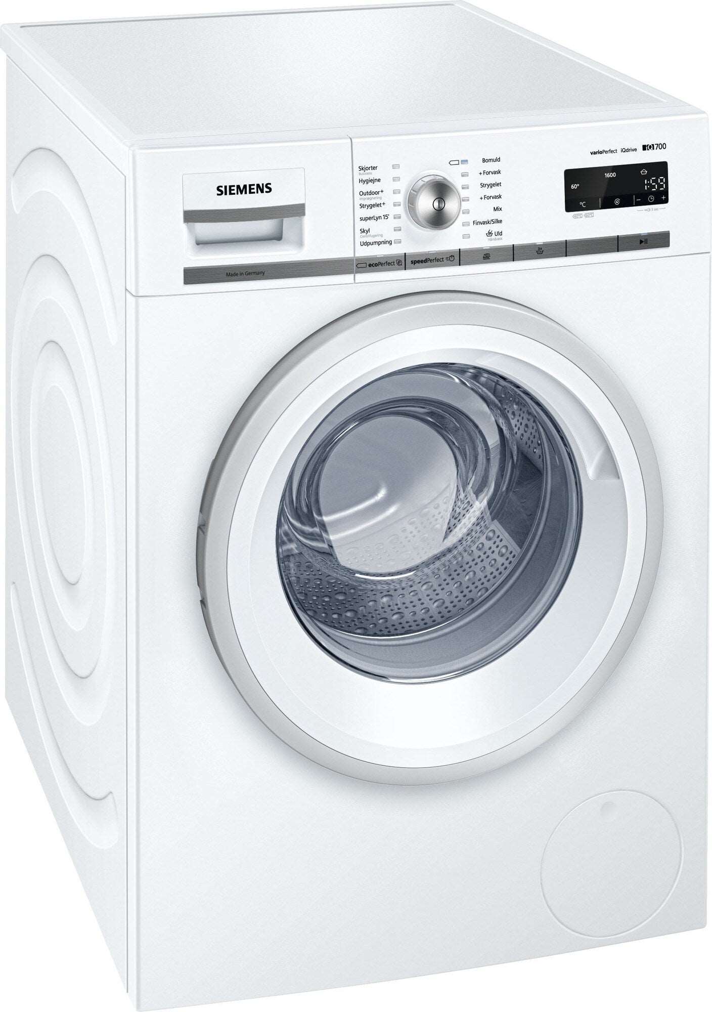 Siemens iSensoric vaskemaskin WM16W468DN Vaskemaskin - Norskombruk.no