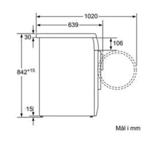 Siemens tørketrommel WT46E302DN Tørketrommel - Norskombruk.no