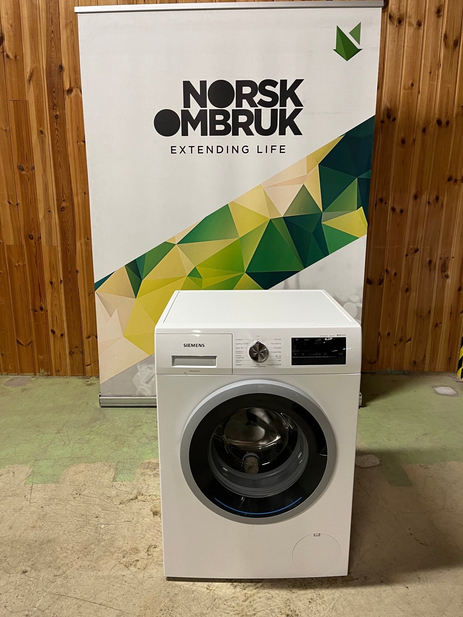 Siemens Vaskemaskin iQ300 WM14N1B8DN Vaskemaskin - Norskombruk.no