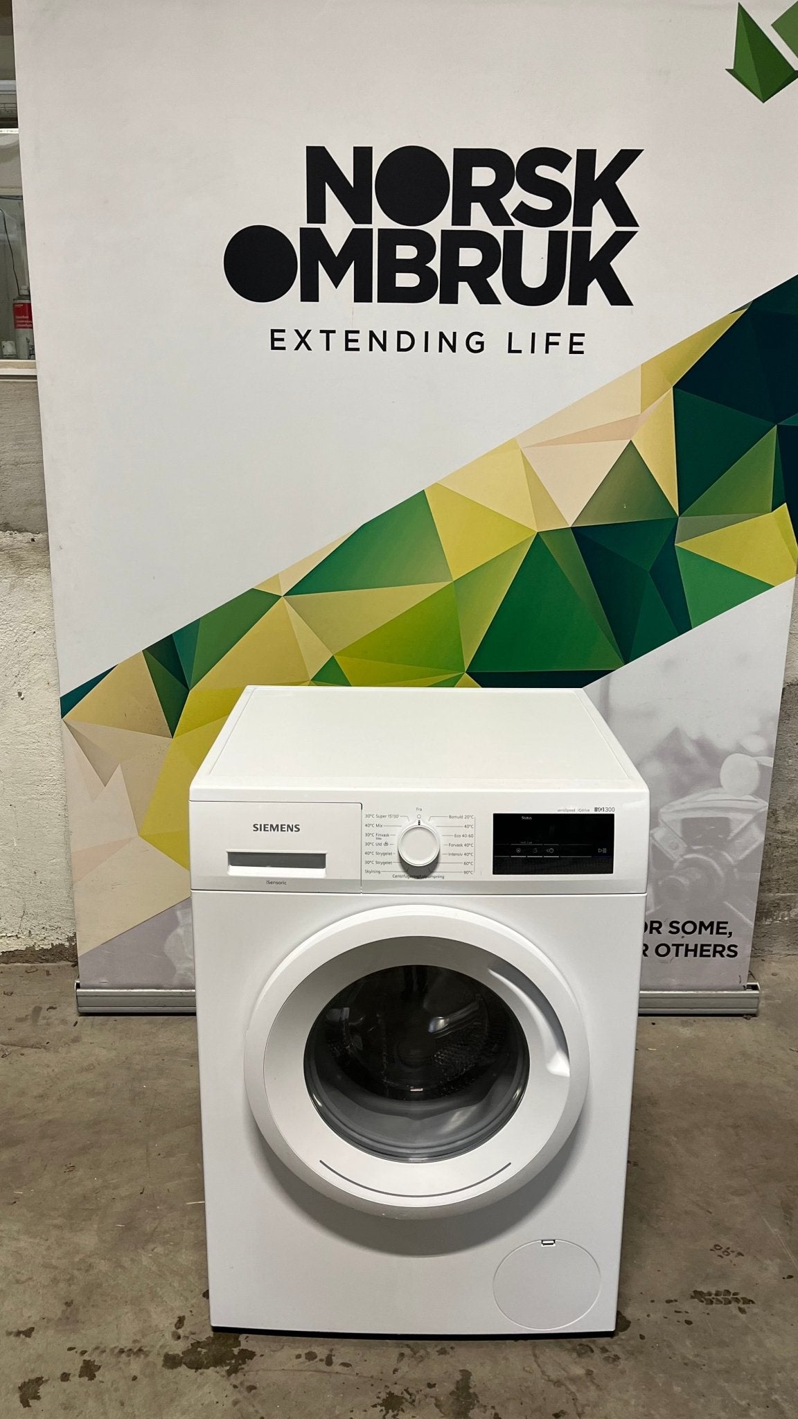 Siemens vaskemaskin WM12N2O2DN Vaskemaskin - Norskombruk.no