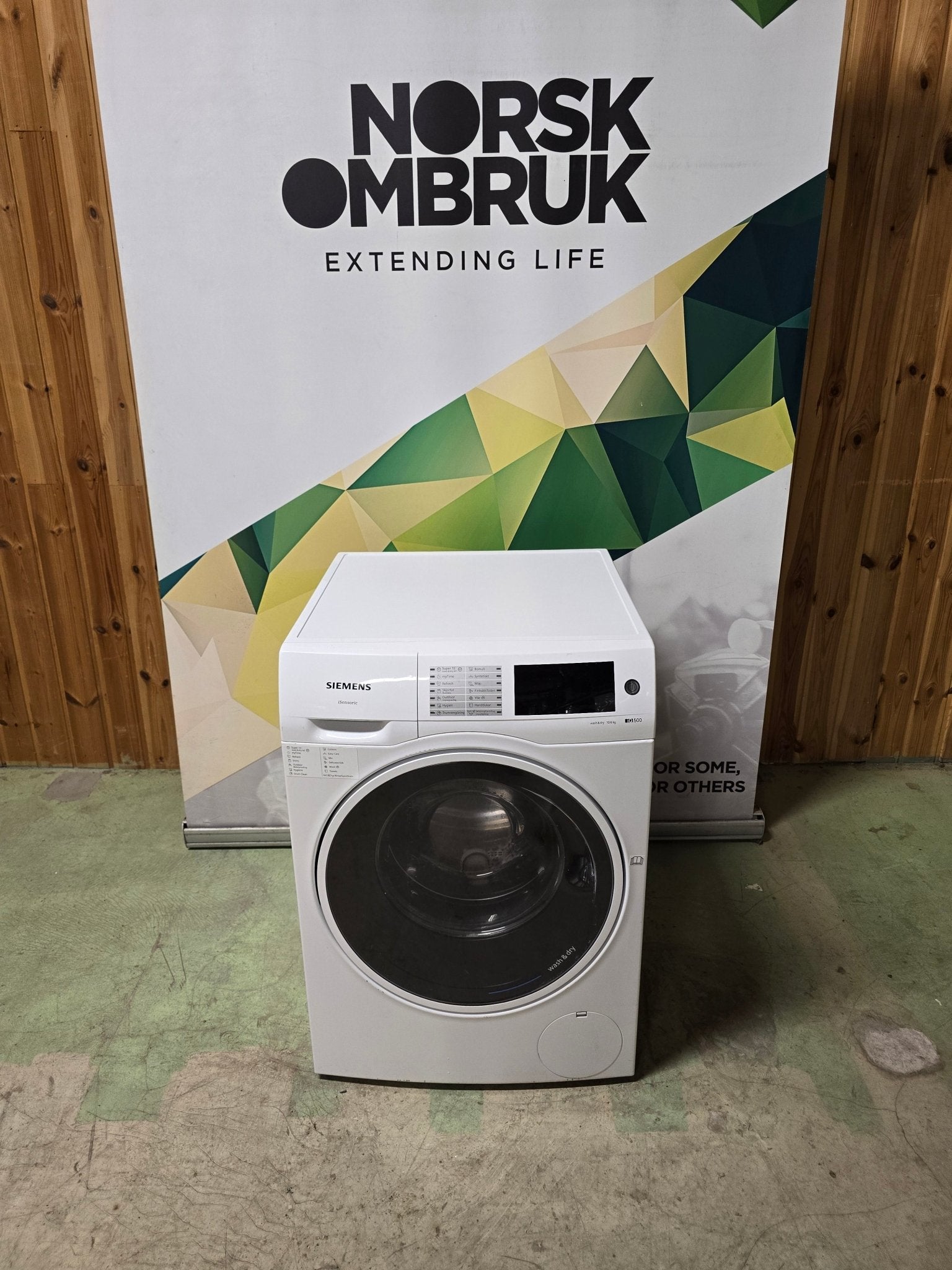 Siemens WD14U5O1SN vask & tørk Vask&tørk - Norskombruk.no