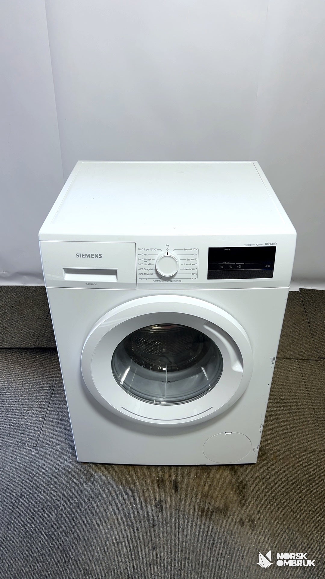 Siemens WM14N02LDN vaskemaskin Vaskemaskin - Norskombruk.no