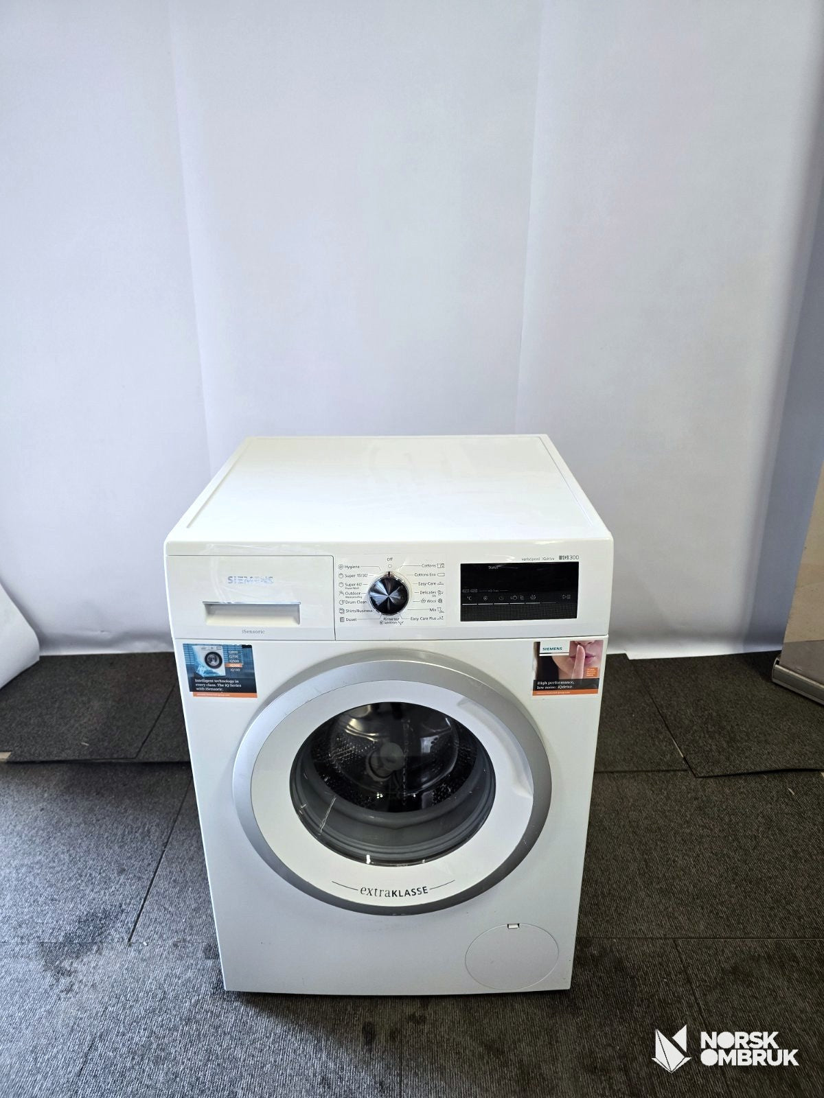 Siemens WM14N1B8DN vaskemaskin Vaskemaskin - Norskombruk.no