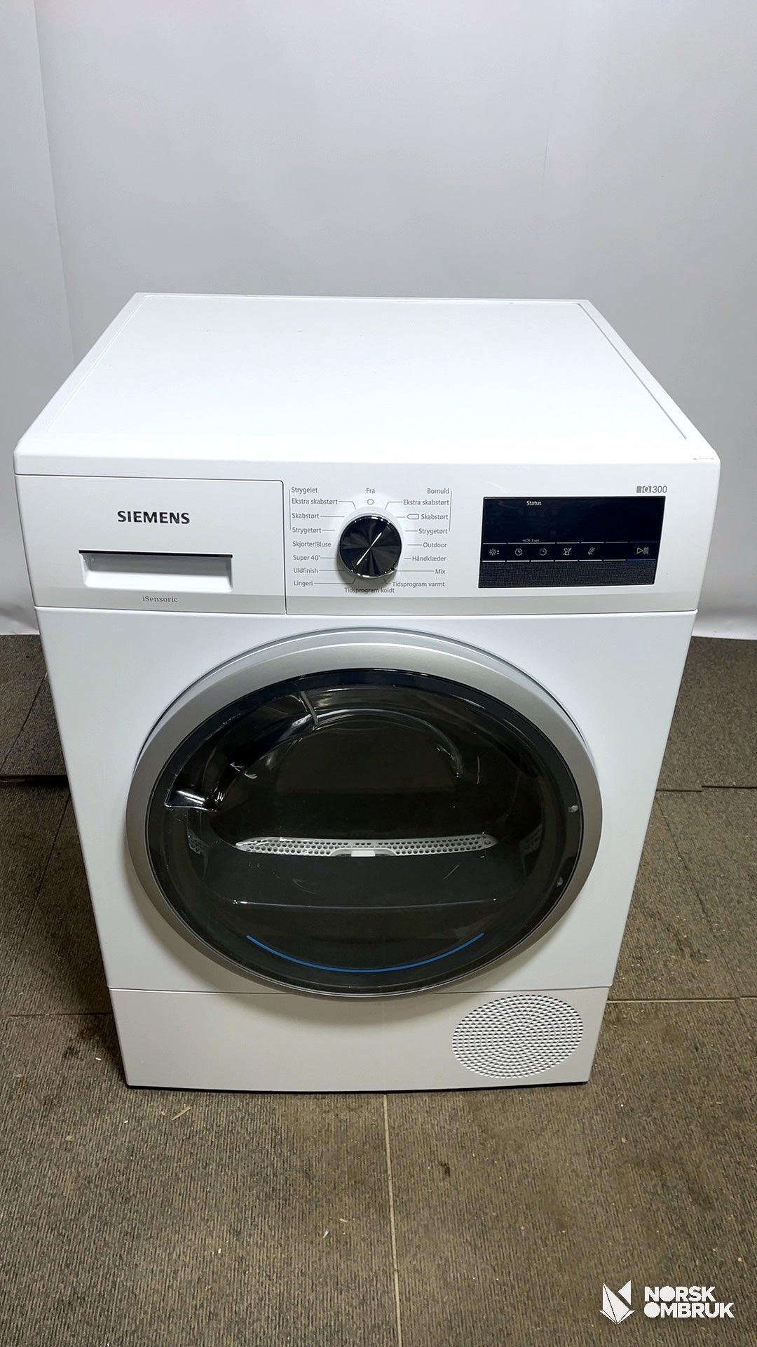 Siemens WT45RVB8DN tørketrommel Tørketrommel - Norskombruk.no