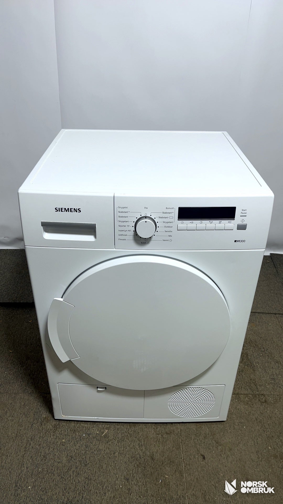 Siemens WT46B267DN tørketrommel Tørketrommel - Norskombruk.no