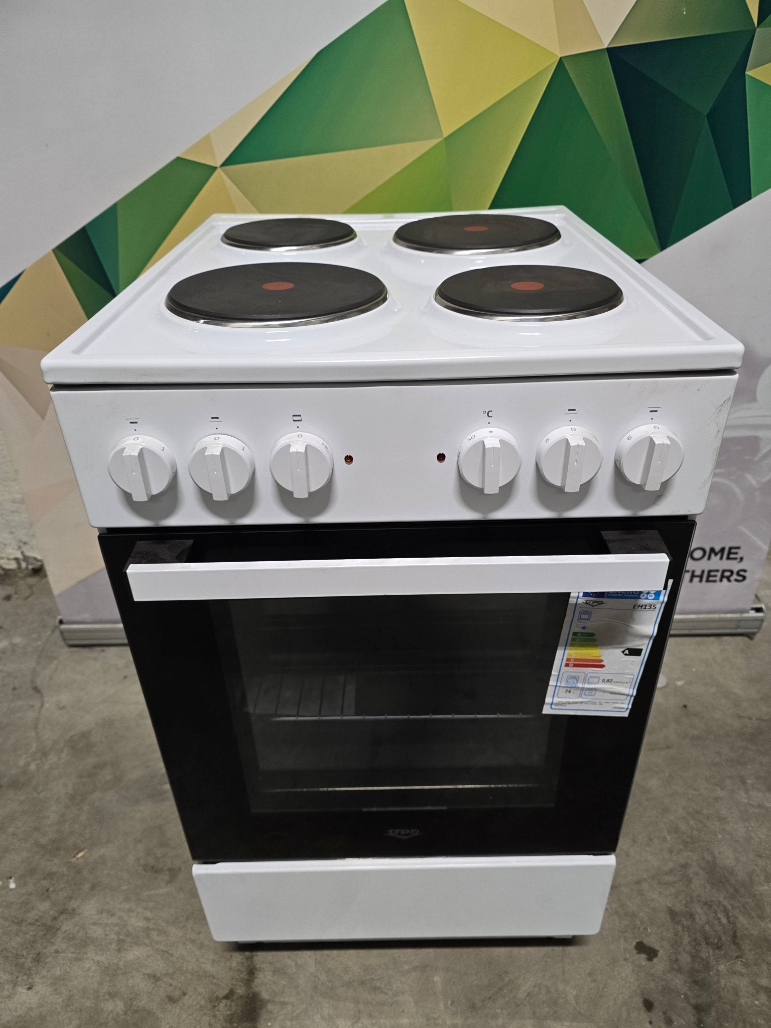 UPO EH135 – Klassisk frittstående komfyr Platekomfyr - Norskombruk.no