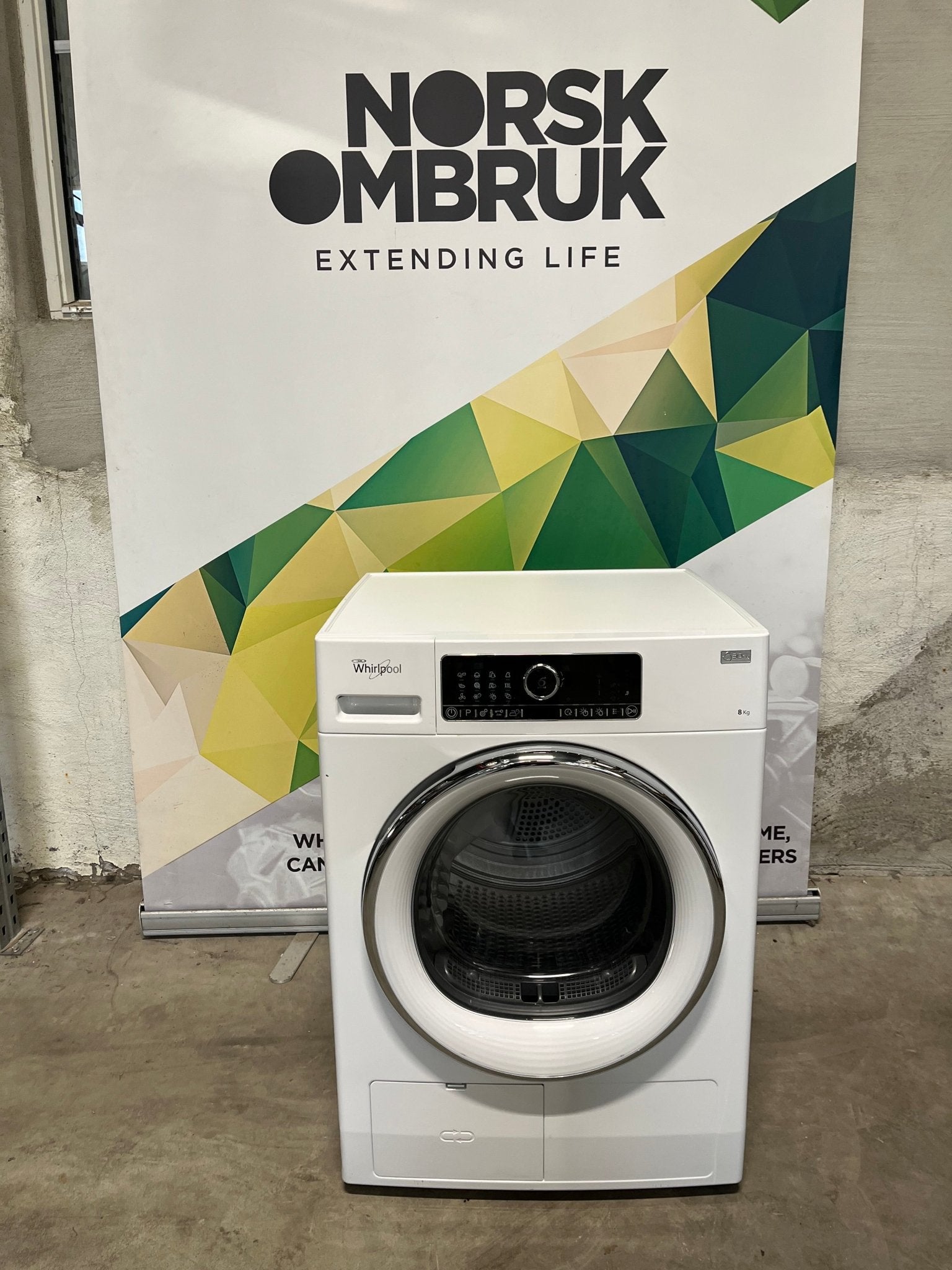 Whirlpool HSCX80426 varmepumpetørketrommel Varmepumpetørketrommel - Norskombruk.no