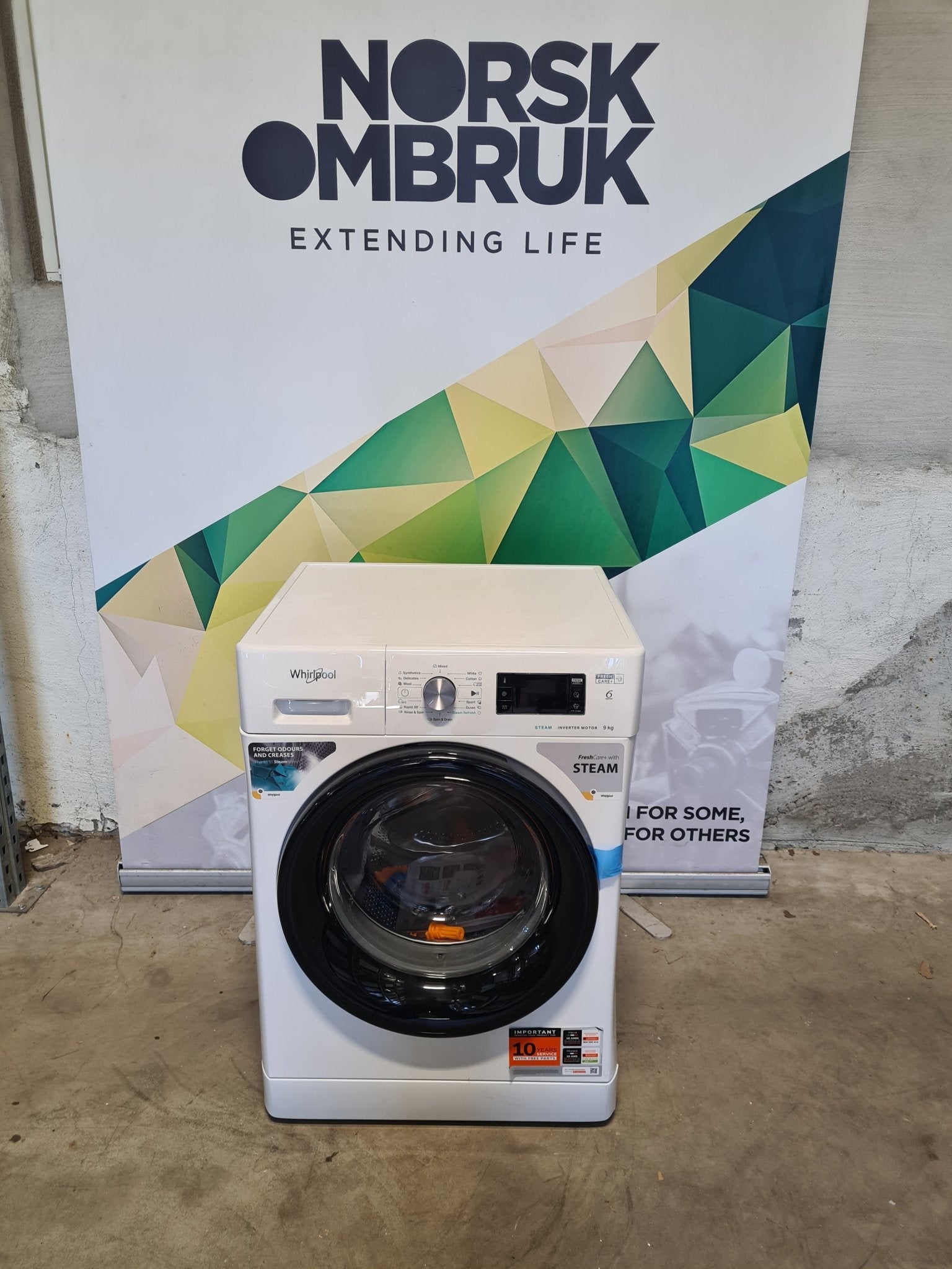 Whirlpool vaskemaskin FFB 9469 BV EE Vaskemaskin - Norskombruk.no
