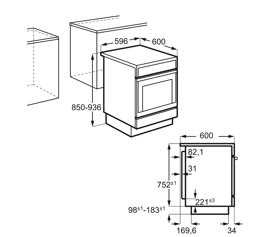 Voss - Electrolux Induksjonskomfyr ELI23020HV Induksjonskomfyr - Norskombruk.no