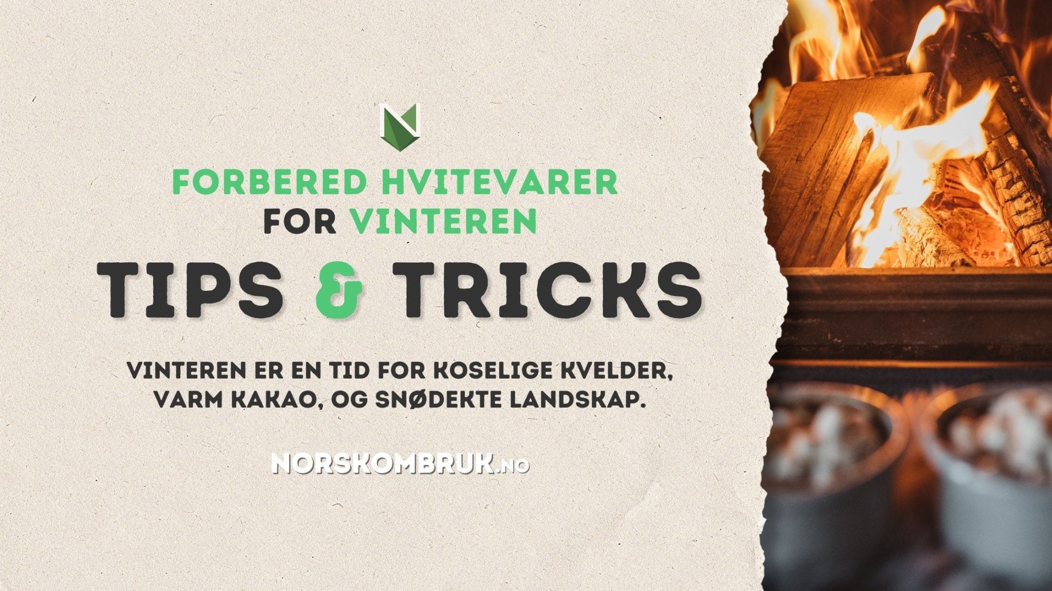 Forbered hvitevarer for vinteren: Tips & triks - Norskombruk.no